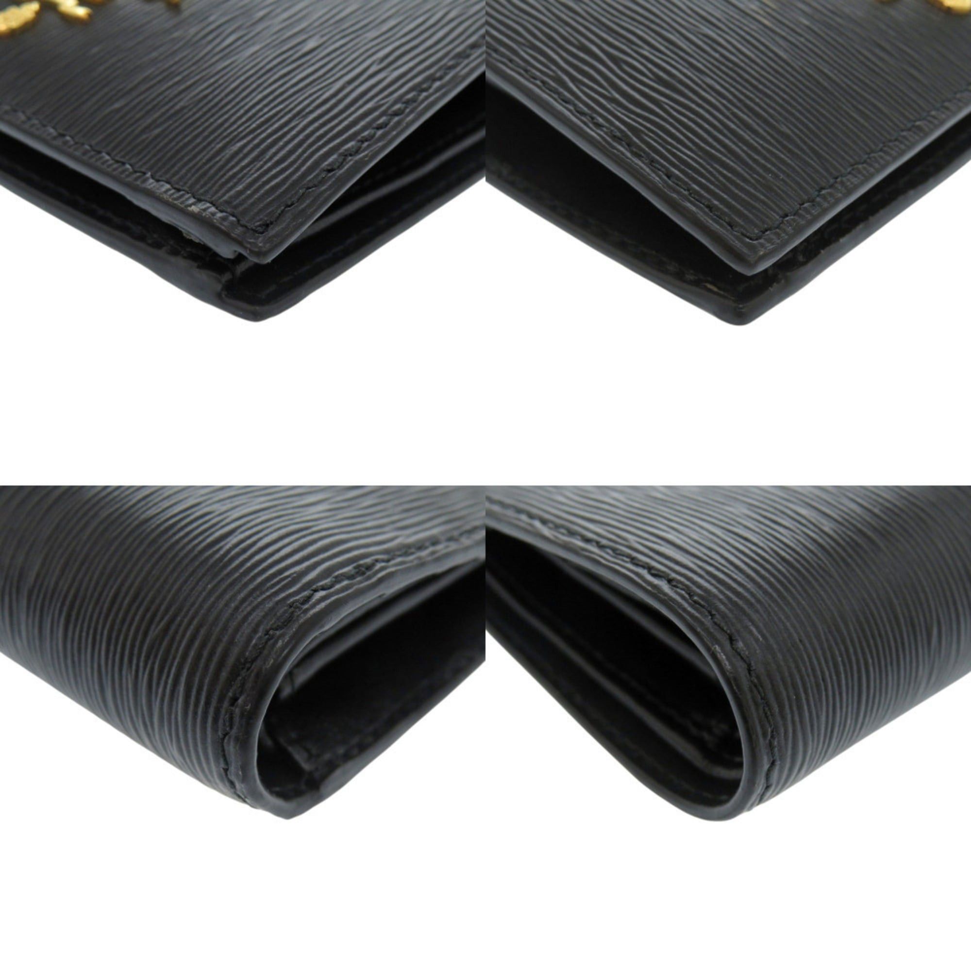 Prada Like new Prada 1MV204 Vitello Move Leather Black Bifold Wallet 1081 Size ONE SIZE - 5 Thumbnail