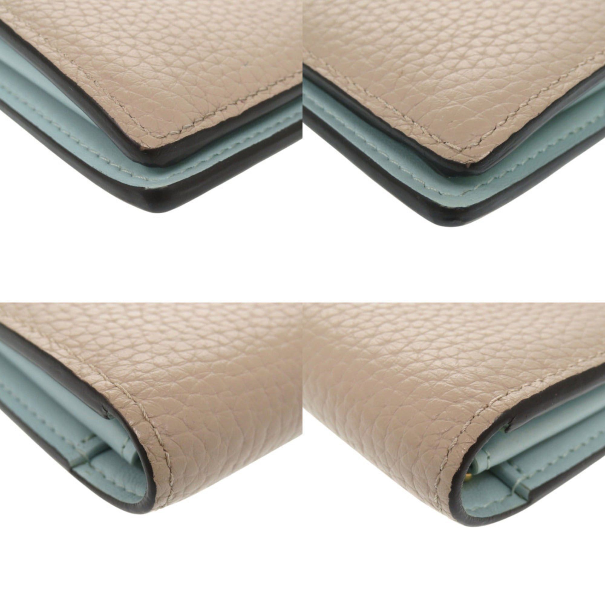 Louis Vuitton Louis Vuitton LV Vertical Wallet M81367, Taurillon Leather Galle Long Wallet, Beige, 1039 Size ONE SIZE - 4 Thumbnail
