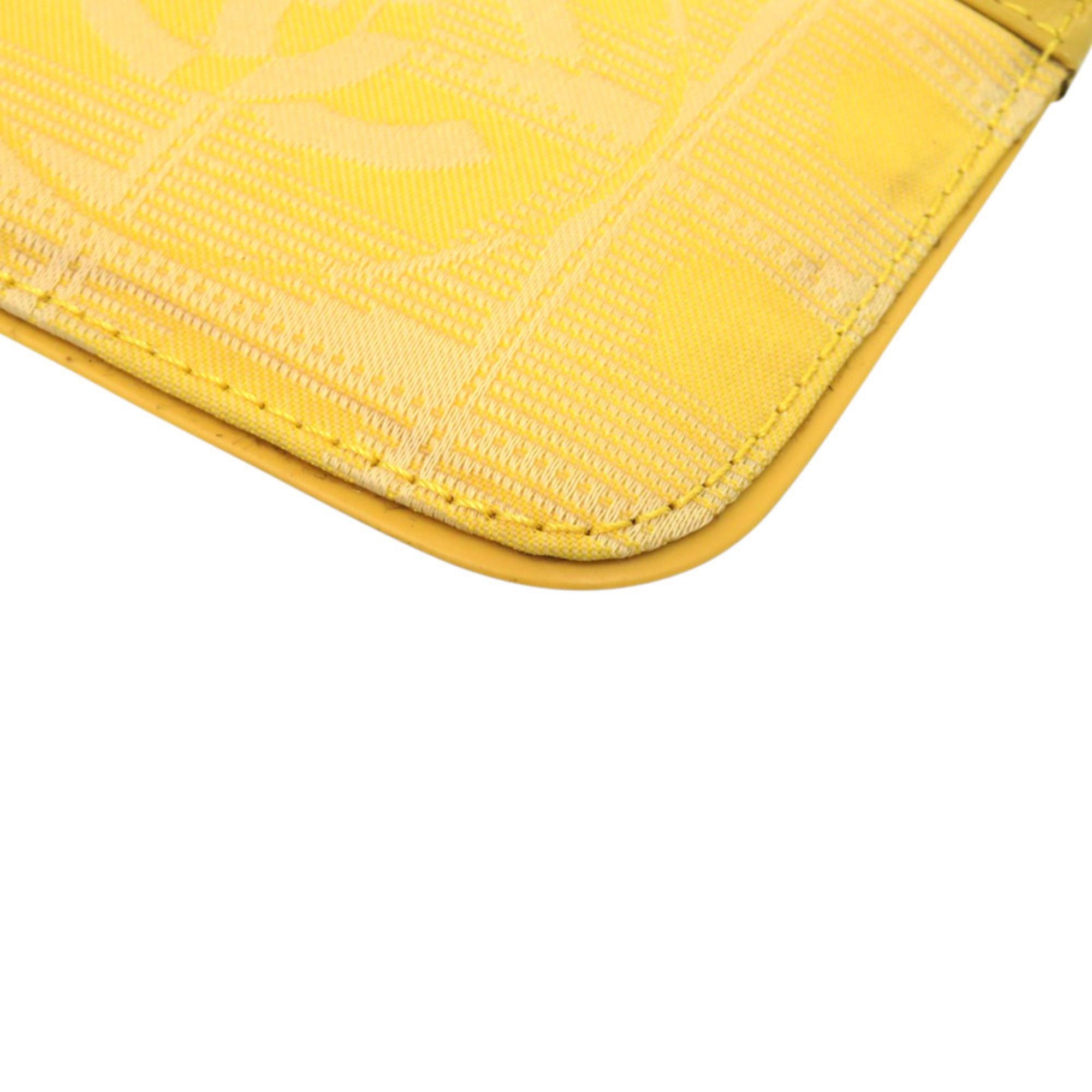 Chanel Chanel Coco Mark New Travel Line Leather Wallet/Coin Case, Yellow, with Key Ring, 1065 Size ONE SIZE - 8 Thumbnail