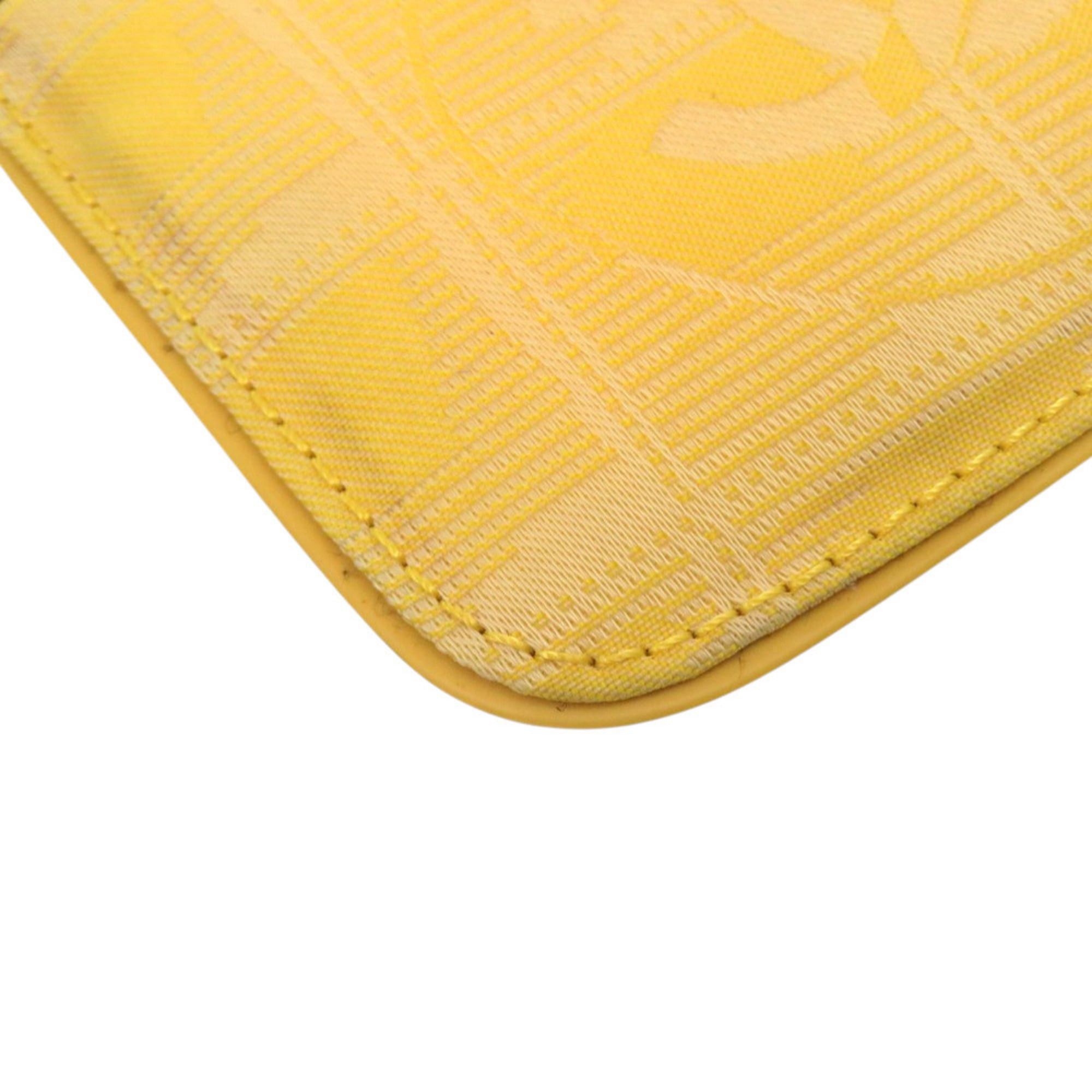 Chanel Chanel Coco Mark New Travel Line Leather Wallet/Coin Case, Yellow, with Key Ring, 1065 Size ONE SIZE - 7 Thumbnail