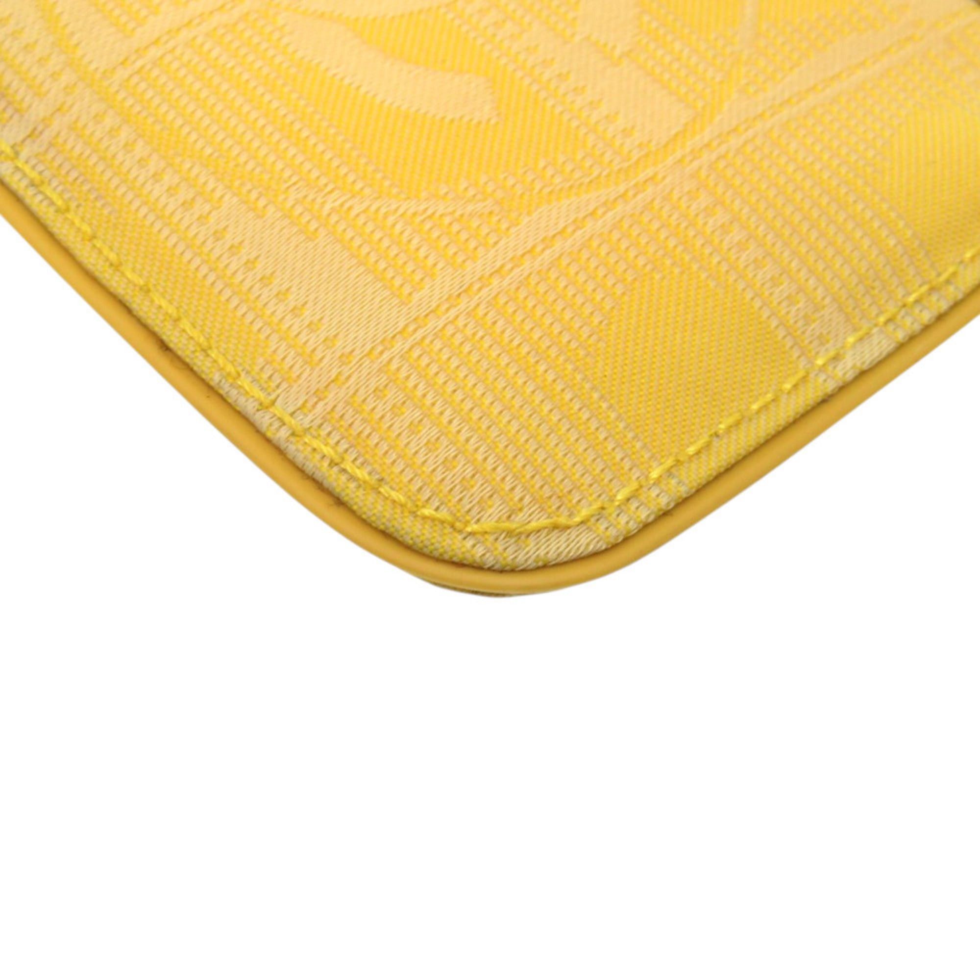 Chanel Chanel Coco Mark New Travel Line Leather Wallet/Coin Case, Yellow, with Key Ring, 1065 Size ONE SIZE - 10 Thumbnail