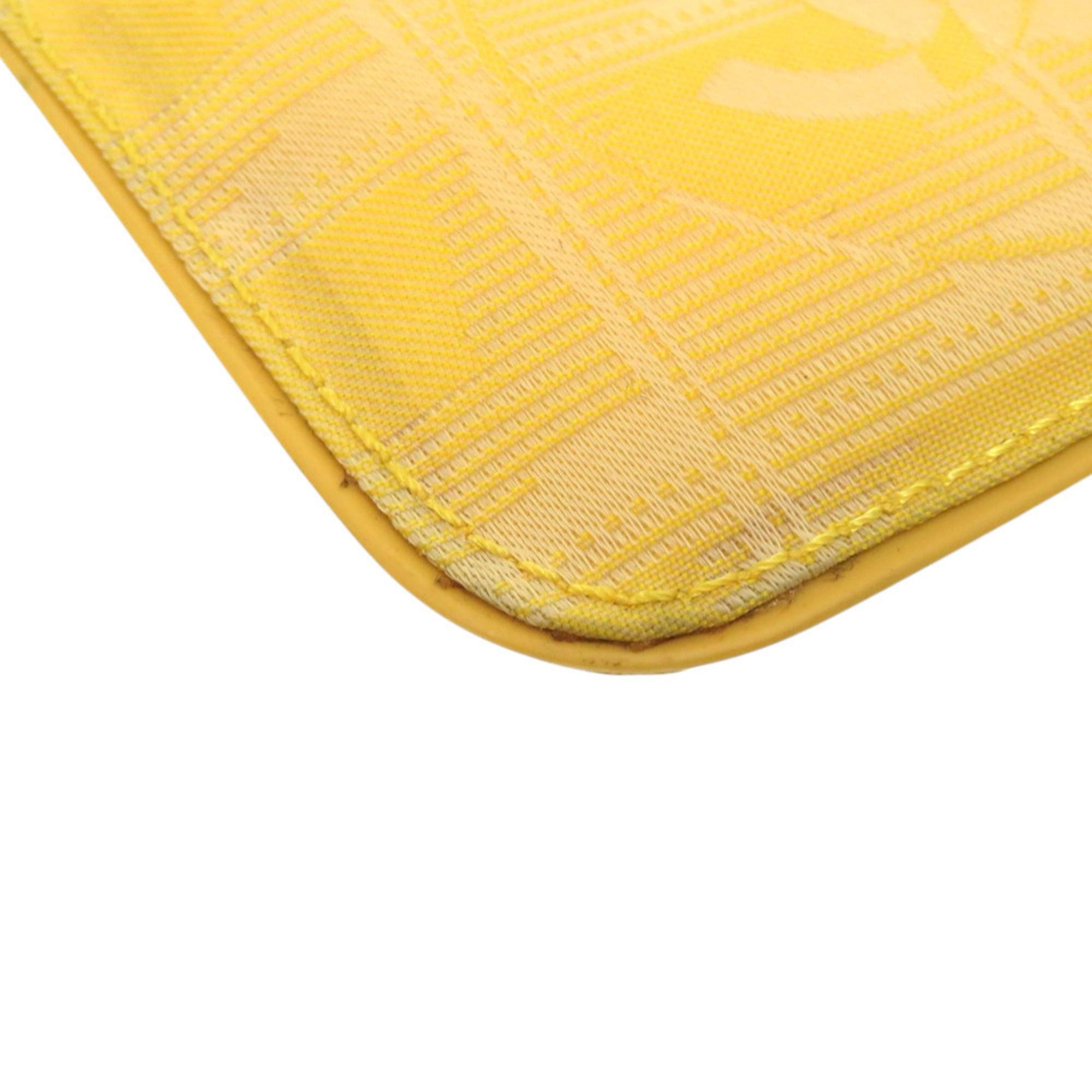 Chanel Chanel Coco Mark New Travel Line Leather Wallet/Coin Case, Yellow, with Key Ring, 1065 Size ONE SIZE - 9 Thumbnail