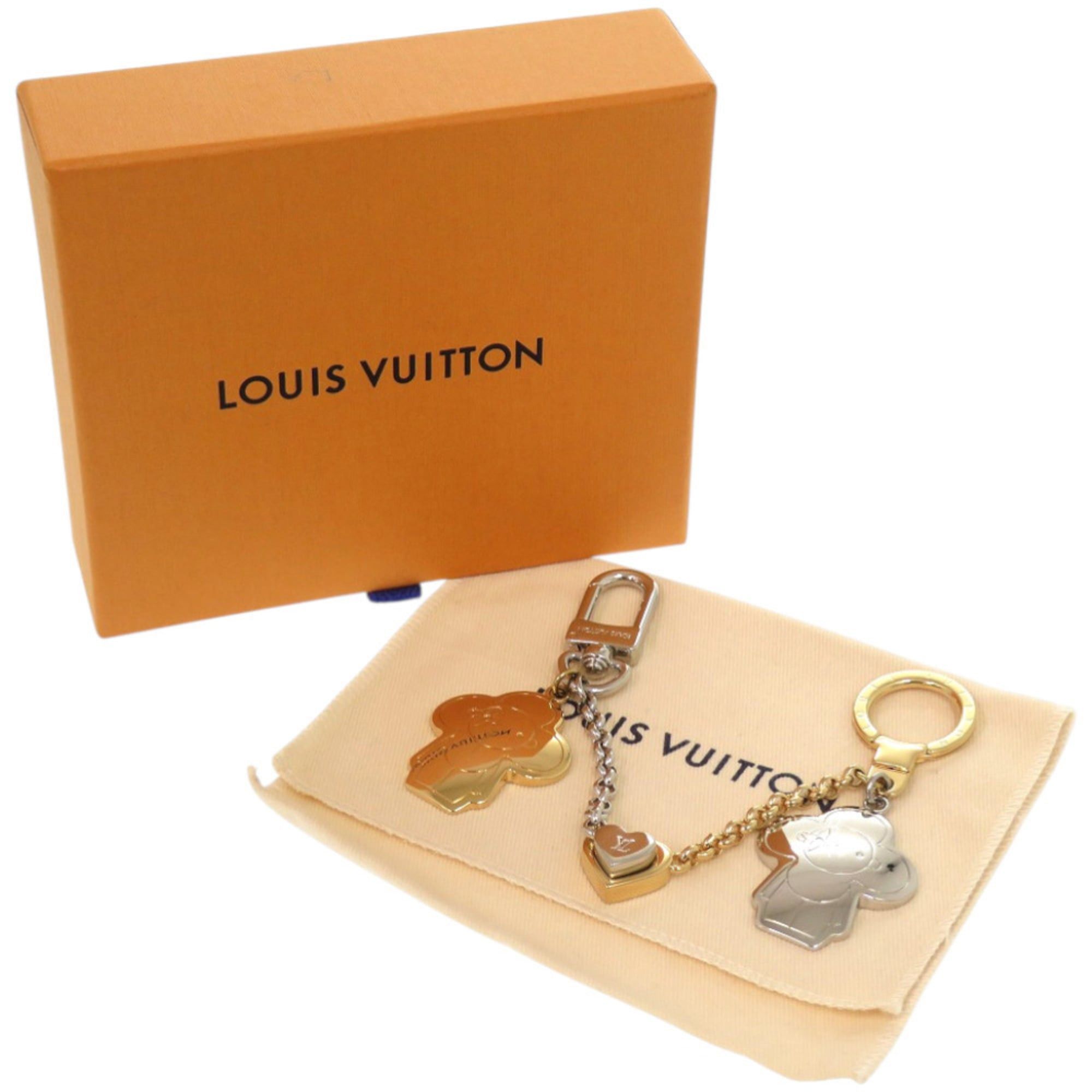 Louis Vuitton Excellent condition Louis Vuitton Vivienne M00835 metal gold LV and silver keychain 1109 Size ONE SIZE - 2 Thumbnail