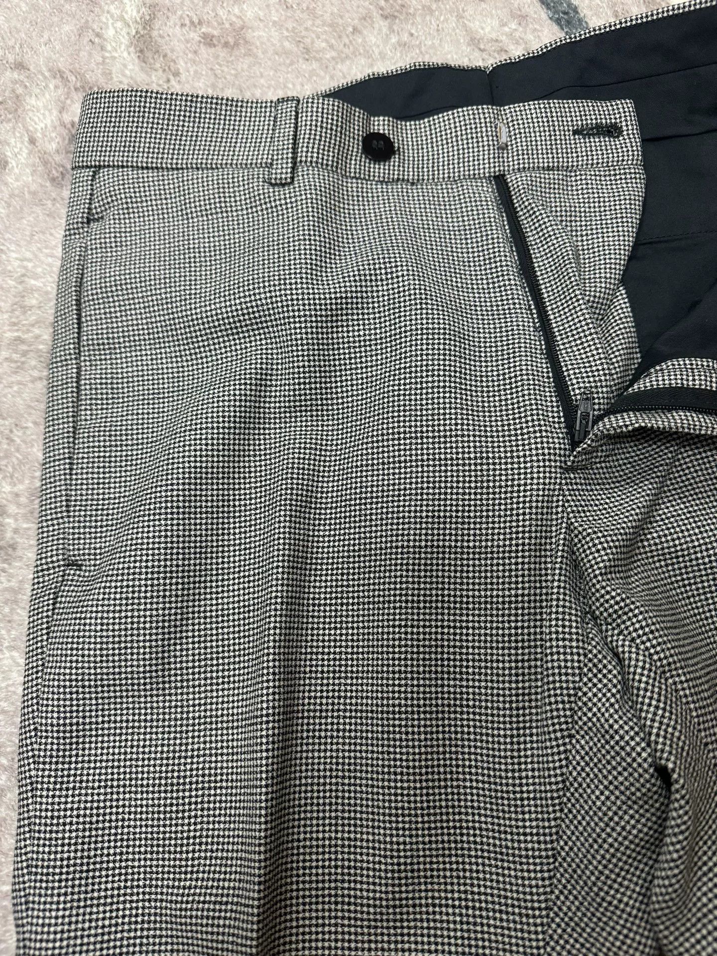 Dior Diorhomme Men's Houndstooth Trousers Size US 30 / EU 46 - 4 Thumbnail