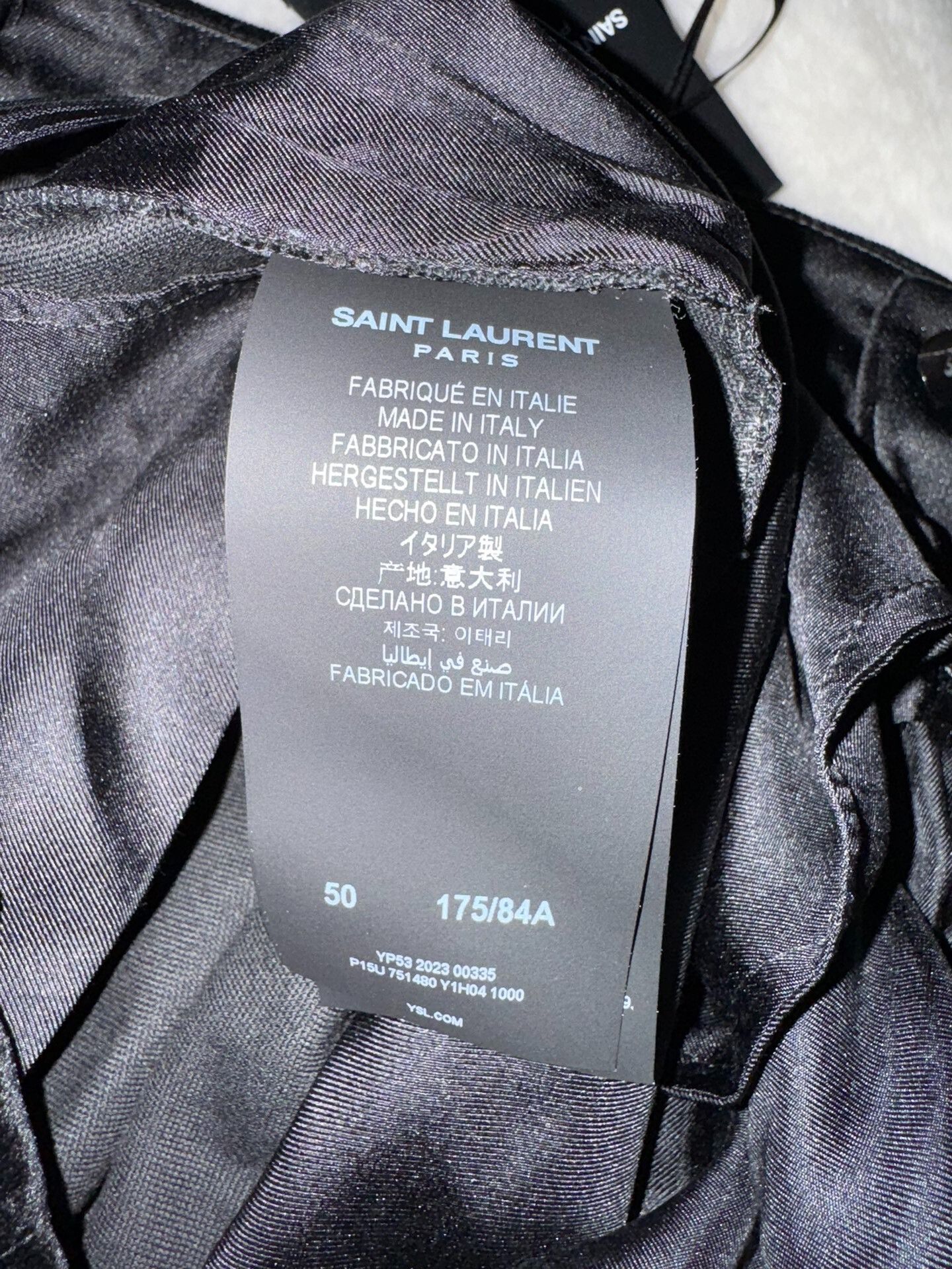 Saint Laurent Paris Saint Laurent 23 Show Velvet Smoking Trousers Size US 34 / EU 50 - 4 Thumbnail
