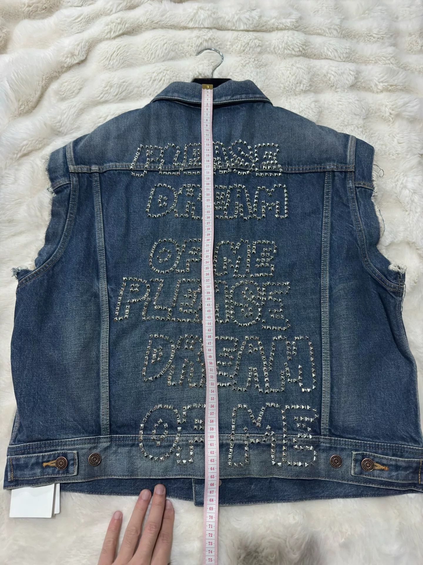 Celine Celine Runway Studded Denim Vest Size US M / EU 48-50 / 2 - 8 Thumbnail