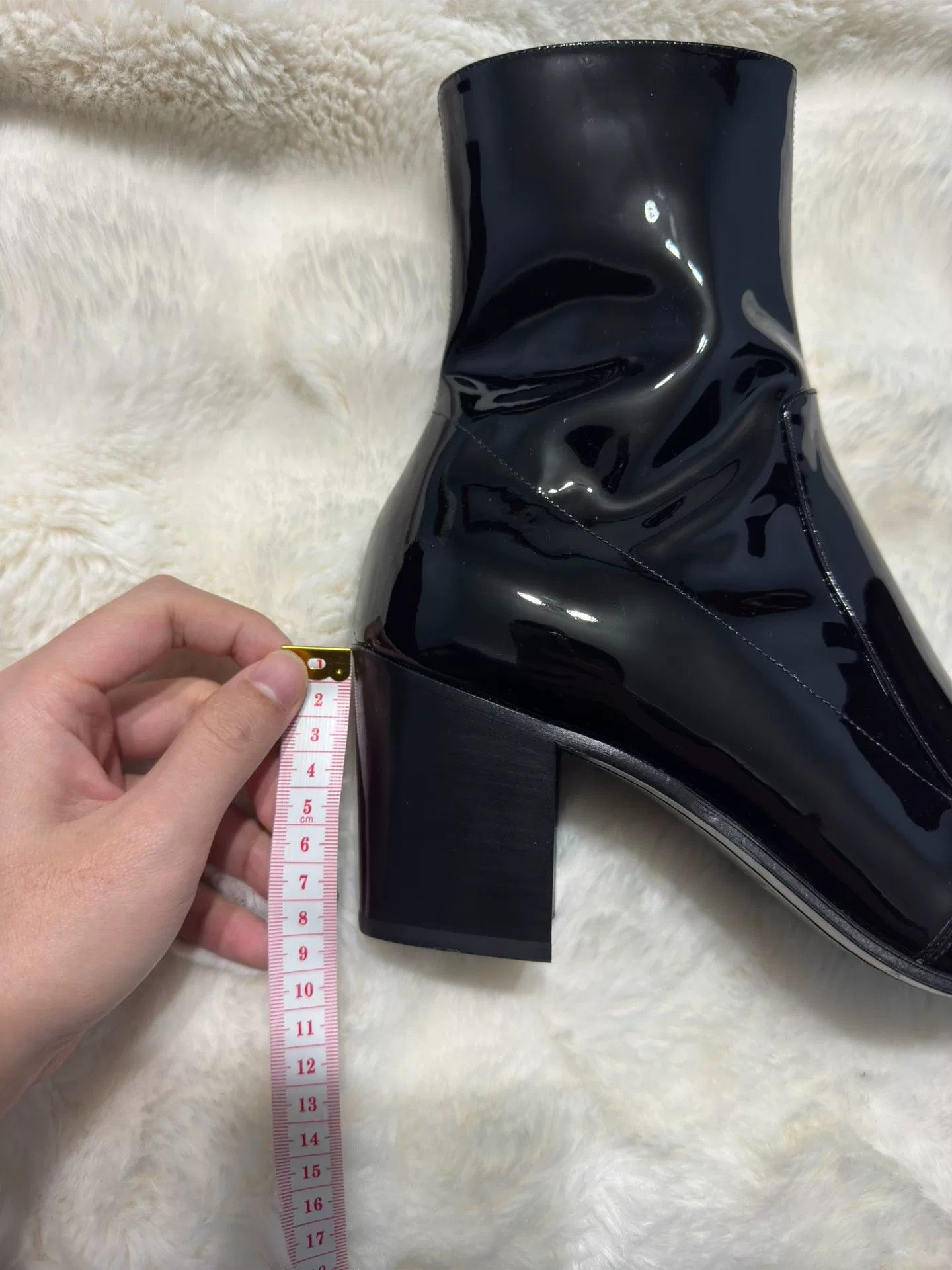 Yves Saint Laurent Saint Laurent Men's Patent Leather Boots Size US 10 / EU 43 - 9 Thumbnail