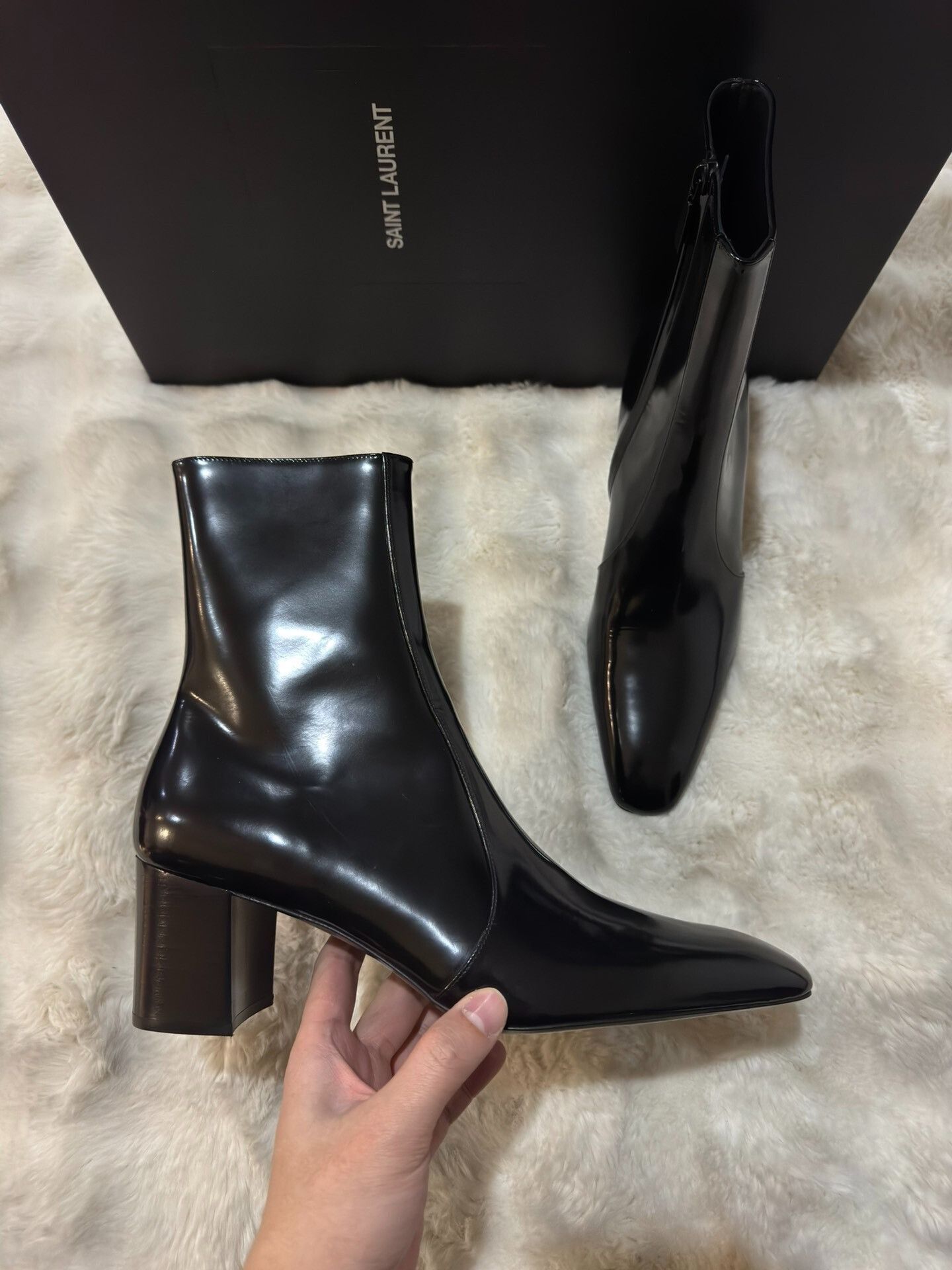 Yves Saint Laurent Saint Laurent YSL 23 Runway XIV Men's Boots Size US 9 / EU 42 - 4 Thumbnail