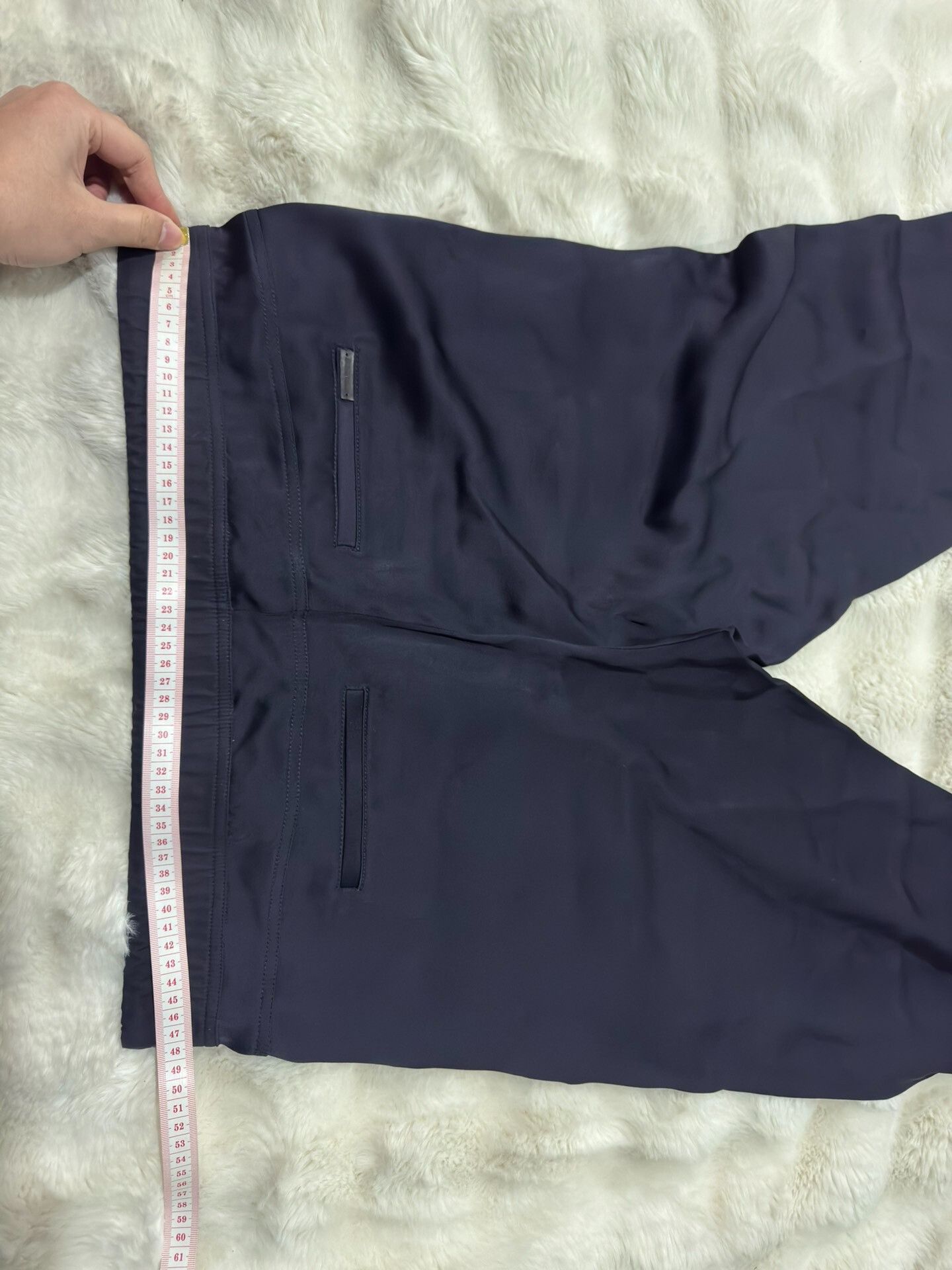 Saint Laurent Paris Saint Laurent YSL Navy Casual Trousers Size US 34 / EU 50 - 6 Thumbnail