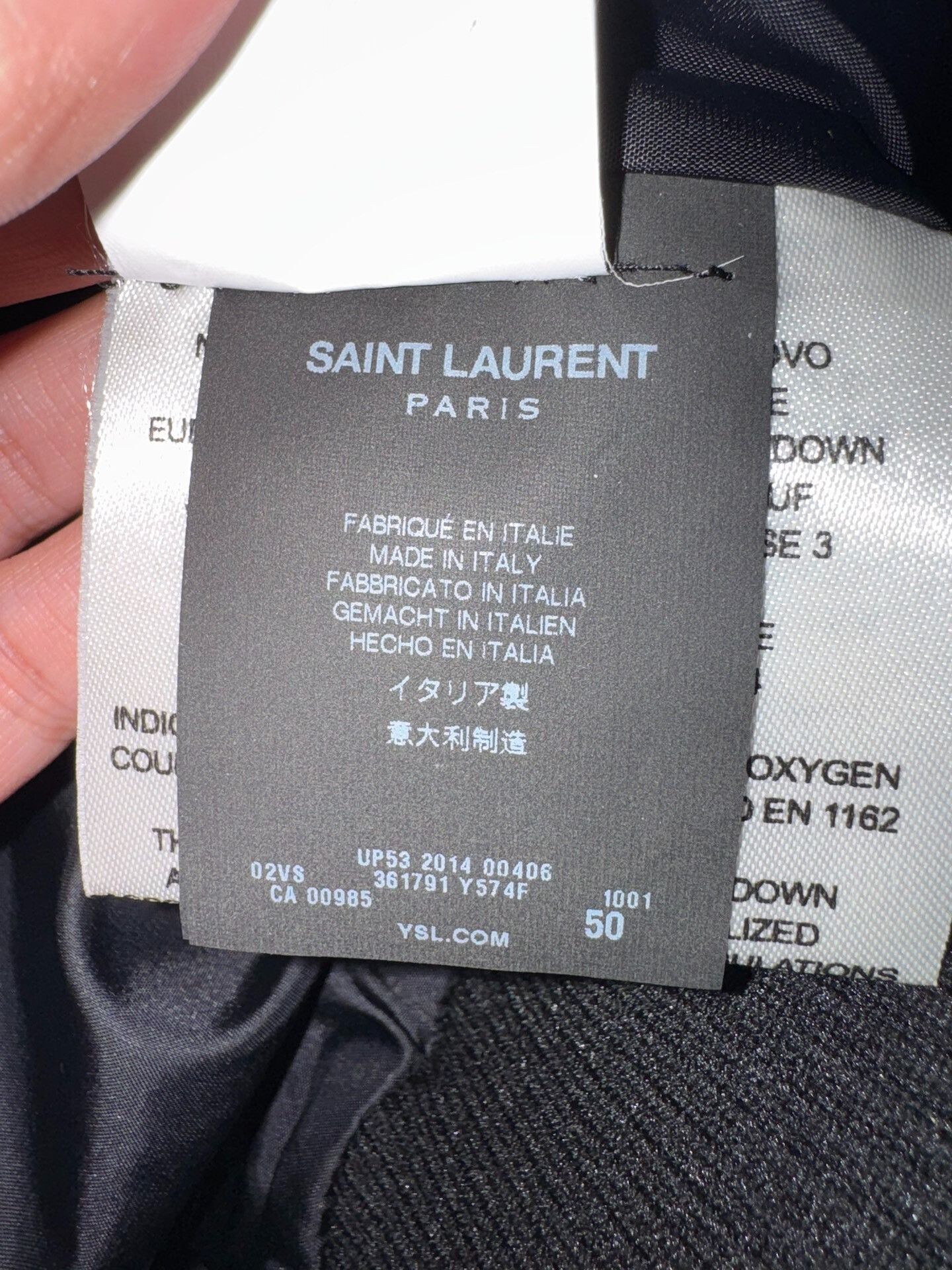 Yves Saint Laurent Saint Laurent YSL Rivet Leather Puffer Jacket Size US M / EU 48-50 / 2 - 2 Thumbnail