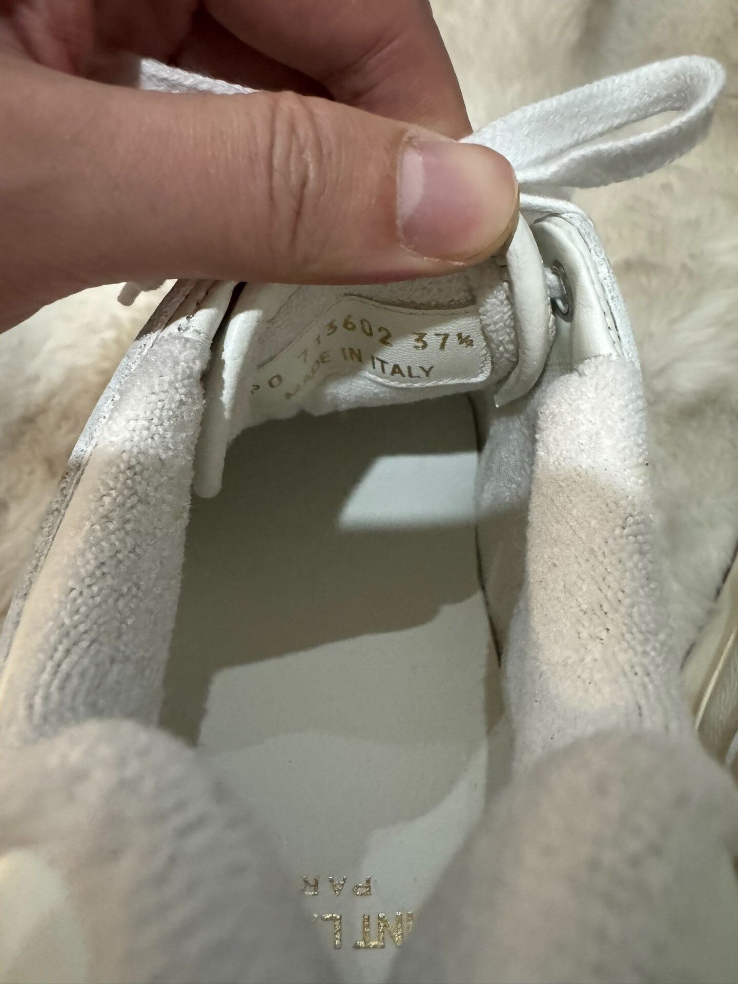 Yves Saint Laurent Saint Laurent SL61 Women's White Sneakers Size US 6.5 / IT 36.5 - 6 Thumbnail