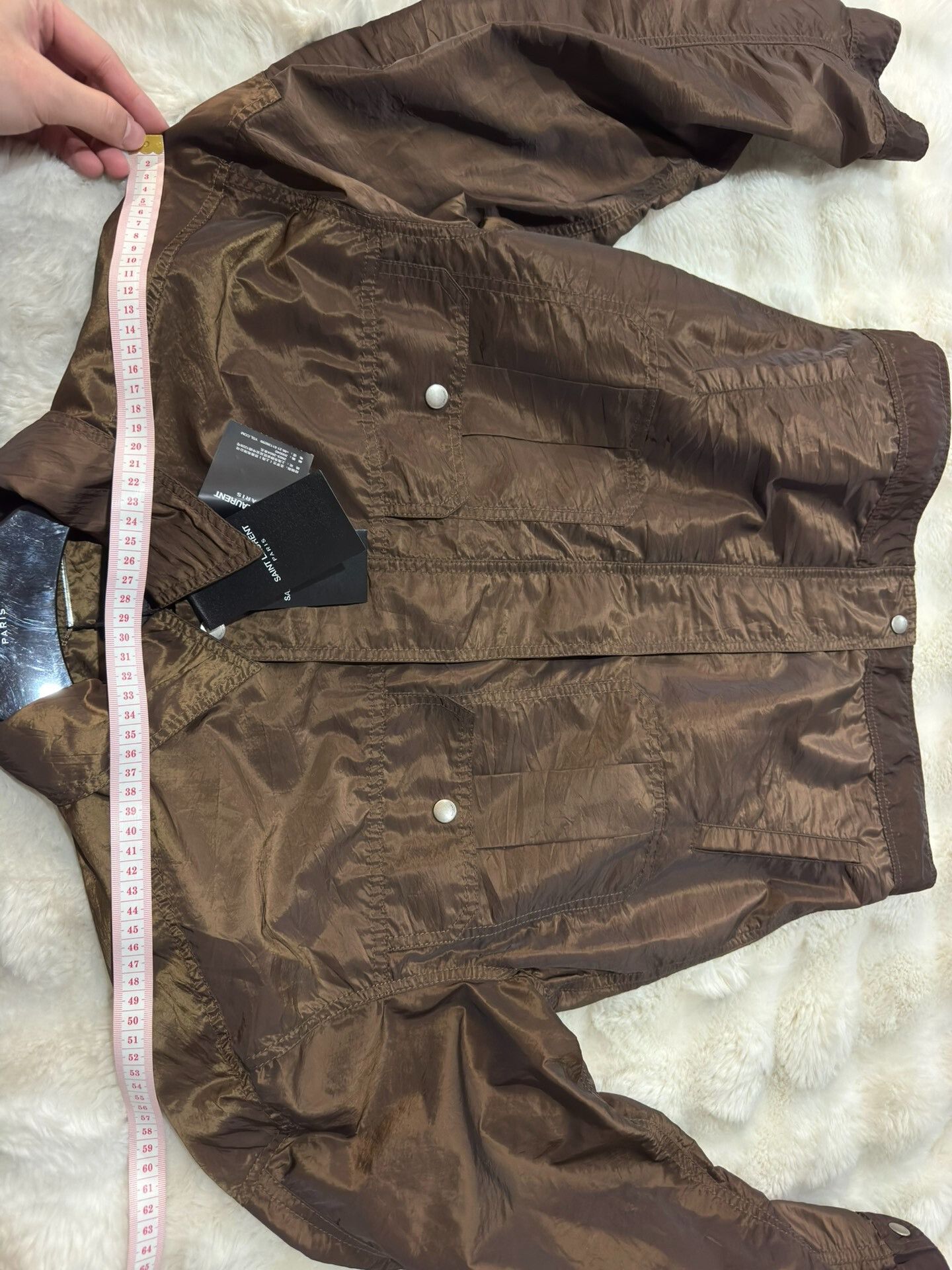 Yves Saint Laurent Saint Laurent 2024 Bronze Men's Jacket Size US S / EU 44-46 / 1 - 7 Thumbnail