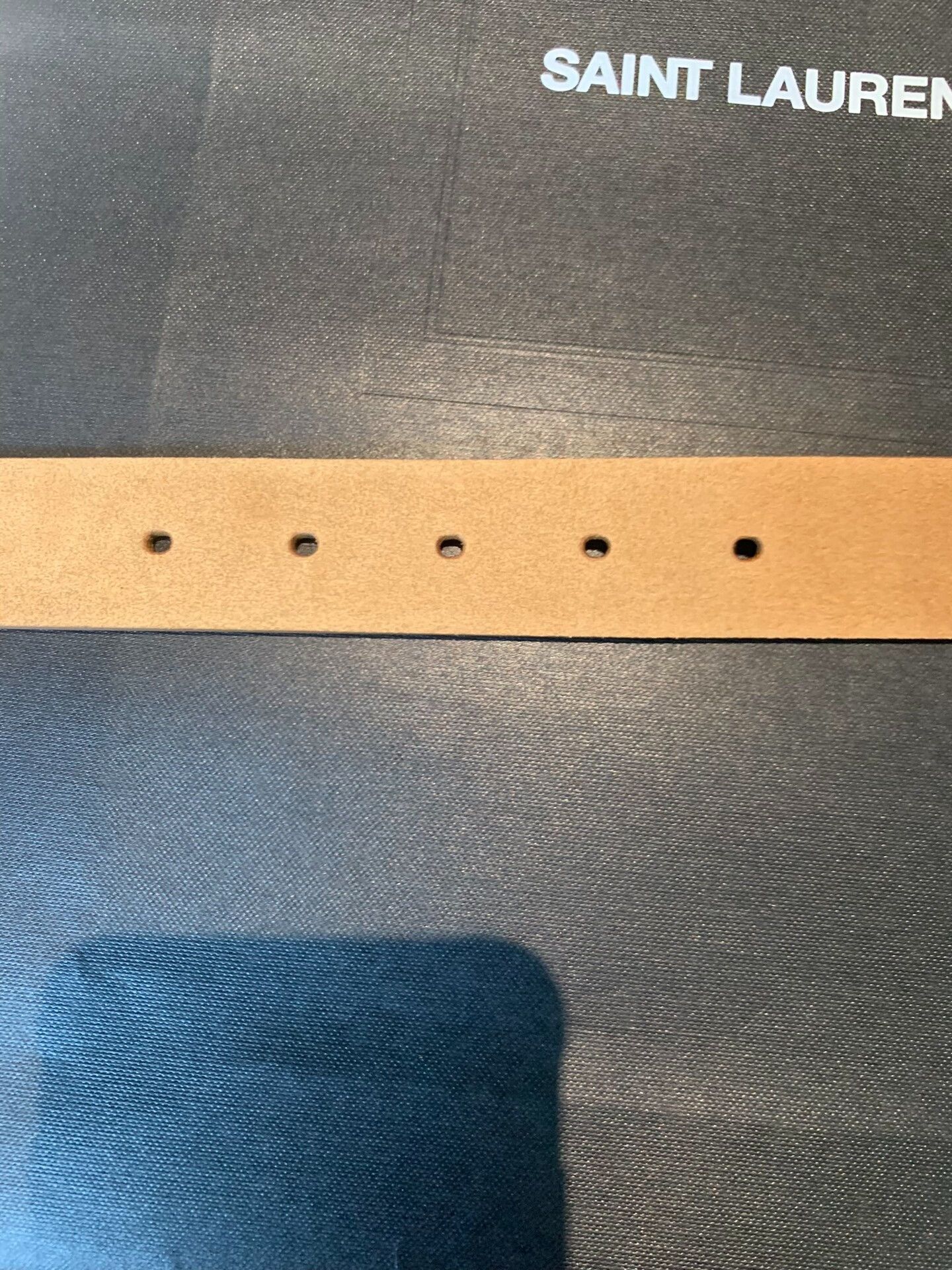 Saint Laurent Paris Saint Laurent Runway Logo Belt 3cm Size ONE SIZE - 8 Thumbnail