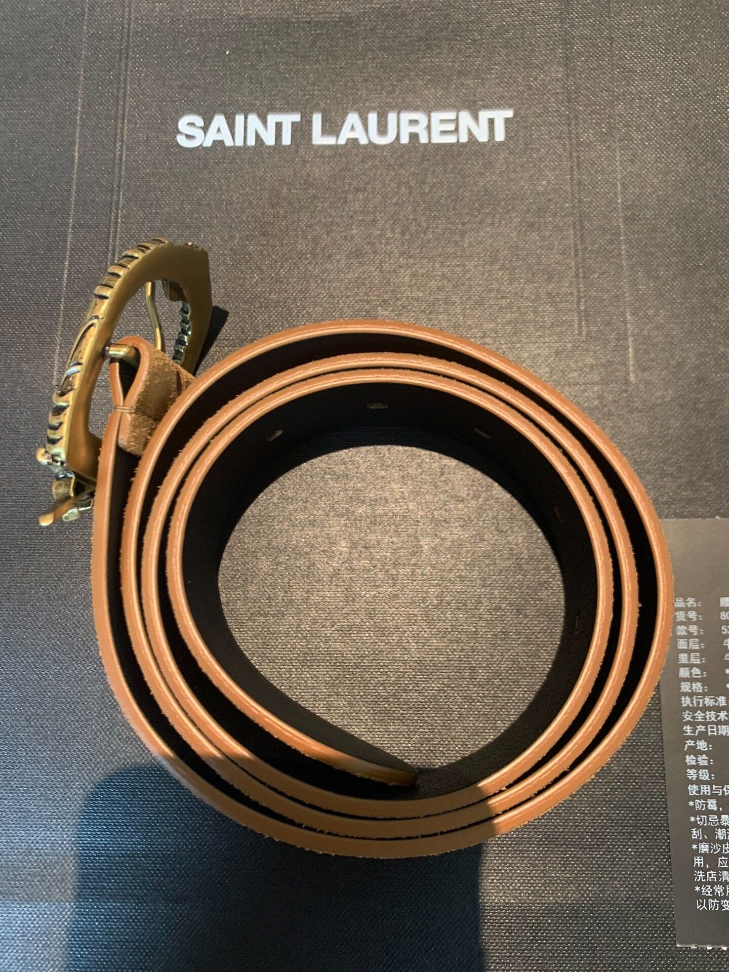 Saint Laurent Paris Saint Laurent Runway Logo Belt 3cm Size ONE SIZE - 9 Thumbnail