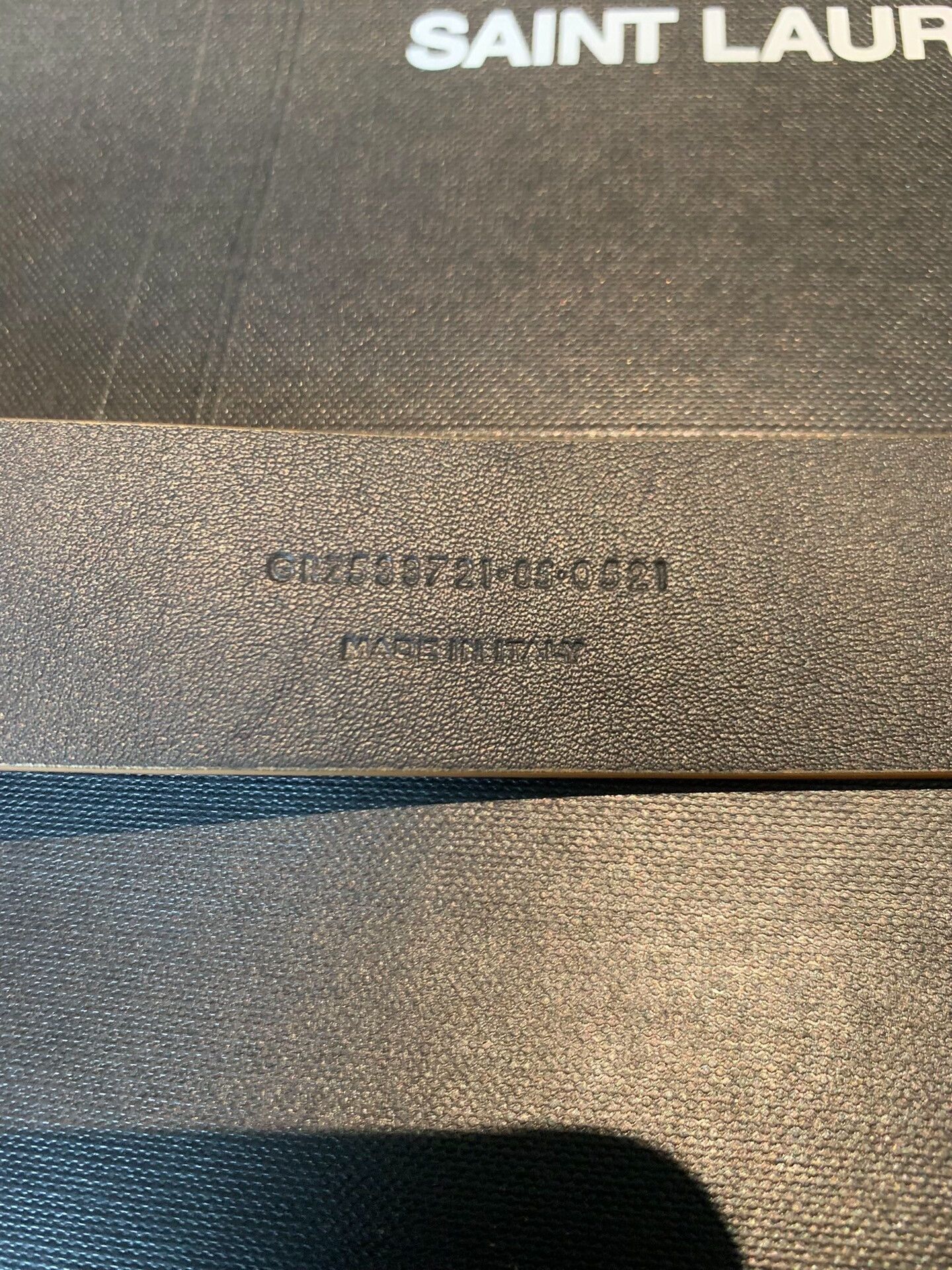 Saint Laurent Paris Saint Laurent Runway Logo Belt 3cm Size ONE SIZE - 6 Thumbnail