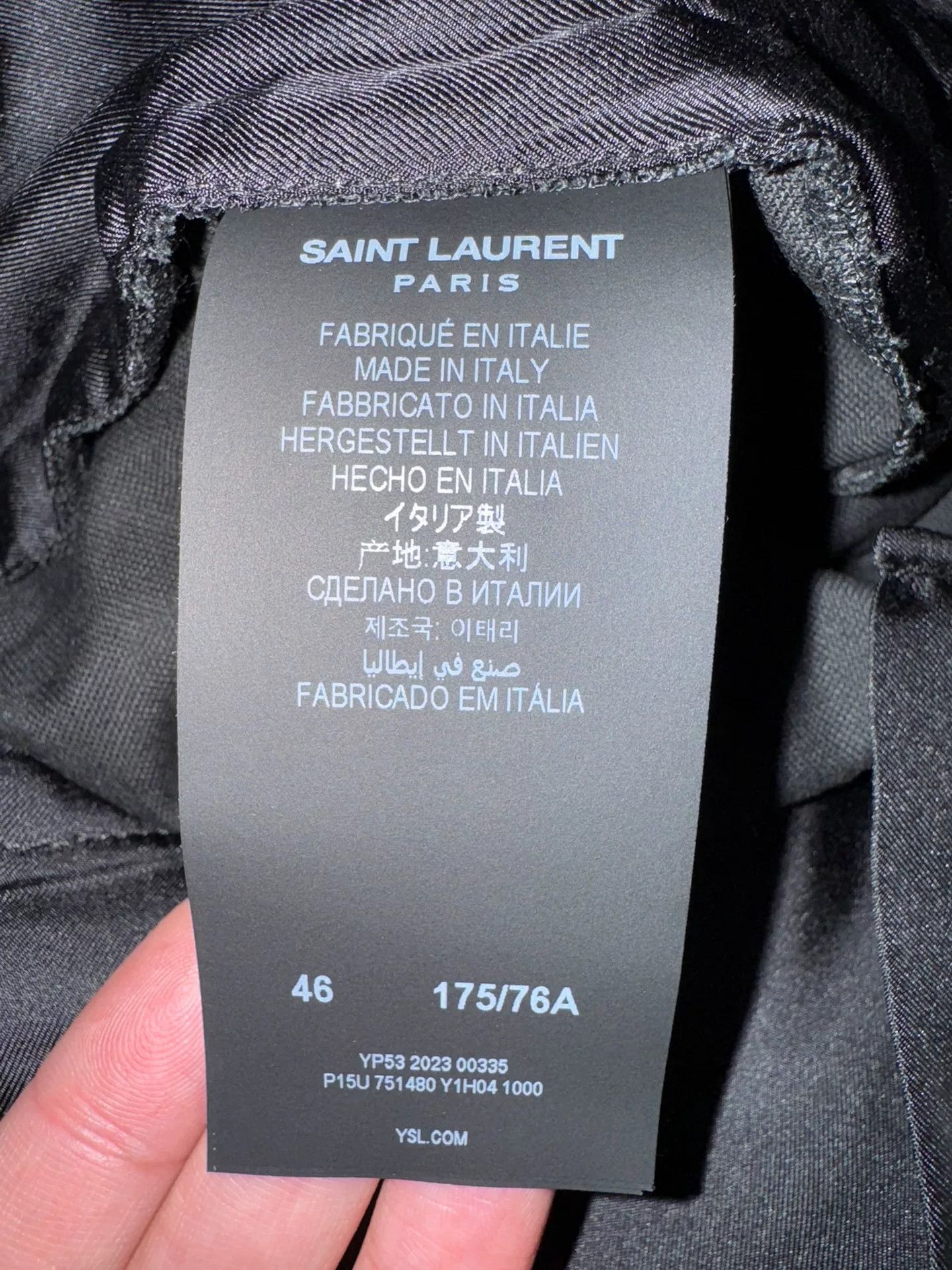 Saint Laurent Paris Saint Laurent 23 Show Velvet Smoking Pants Size 42" / US 20 - 5 Thumbnail