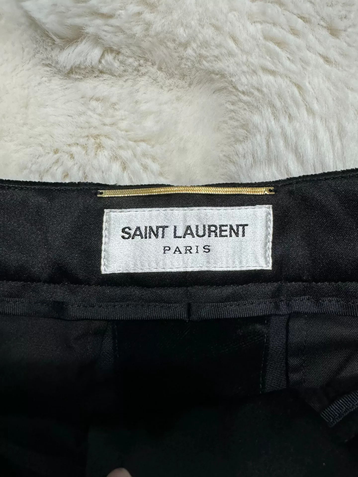 Saint Laurent Paris Saint Laurent Women's Velvet Trousers Size 36" / US 14 / IT 50 - 4 Thumbnail