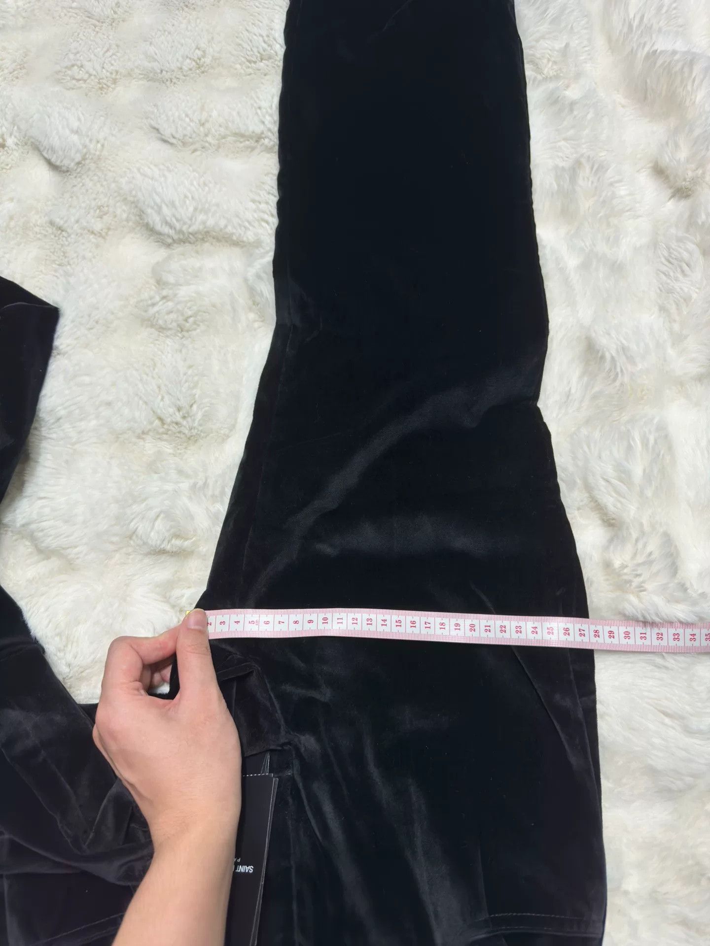 Saint Laurent Paris Saint Laurent Women's Velvet Trousers Size 36" / US 14 / IT 50 - 7 Thumbnail