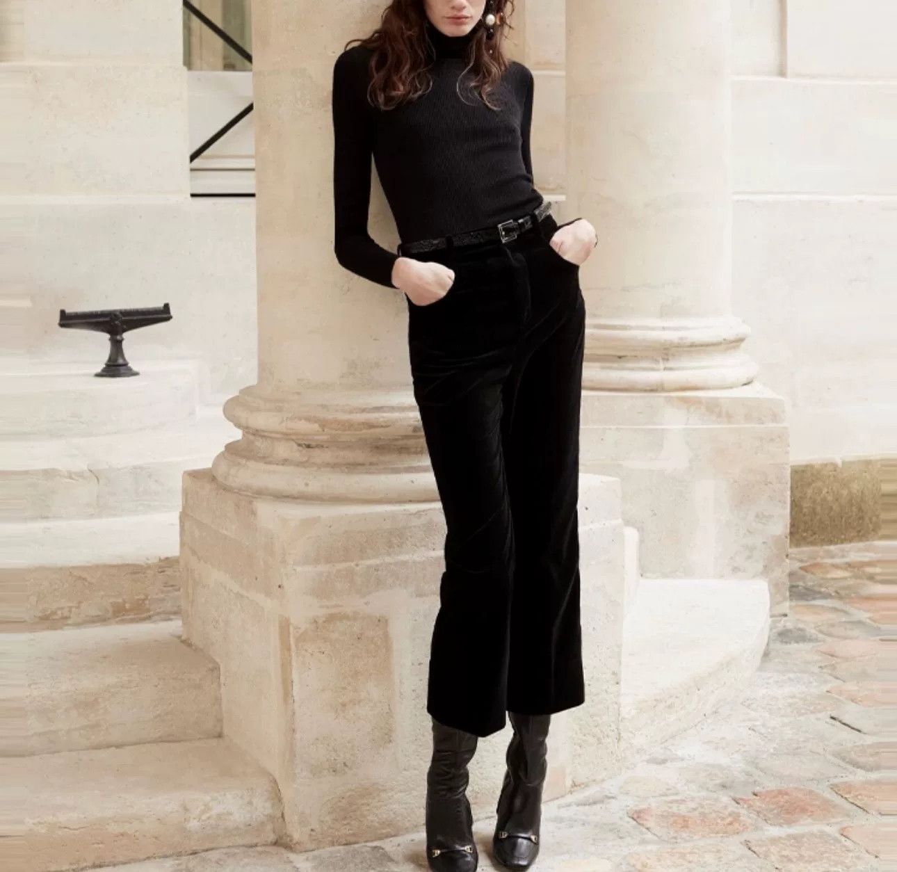 Saint Laurent Paris Saint Laurent Women's Velvet Trousers Size 36" / US 14 / IT 50 - 9 Thumbnail