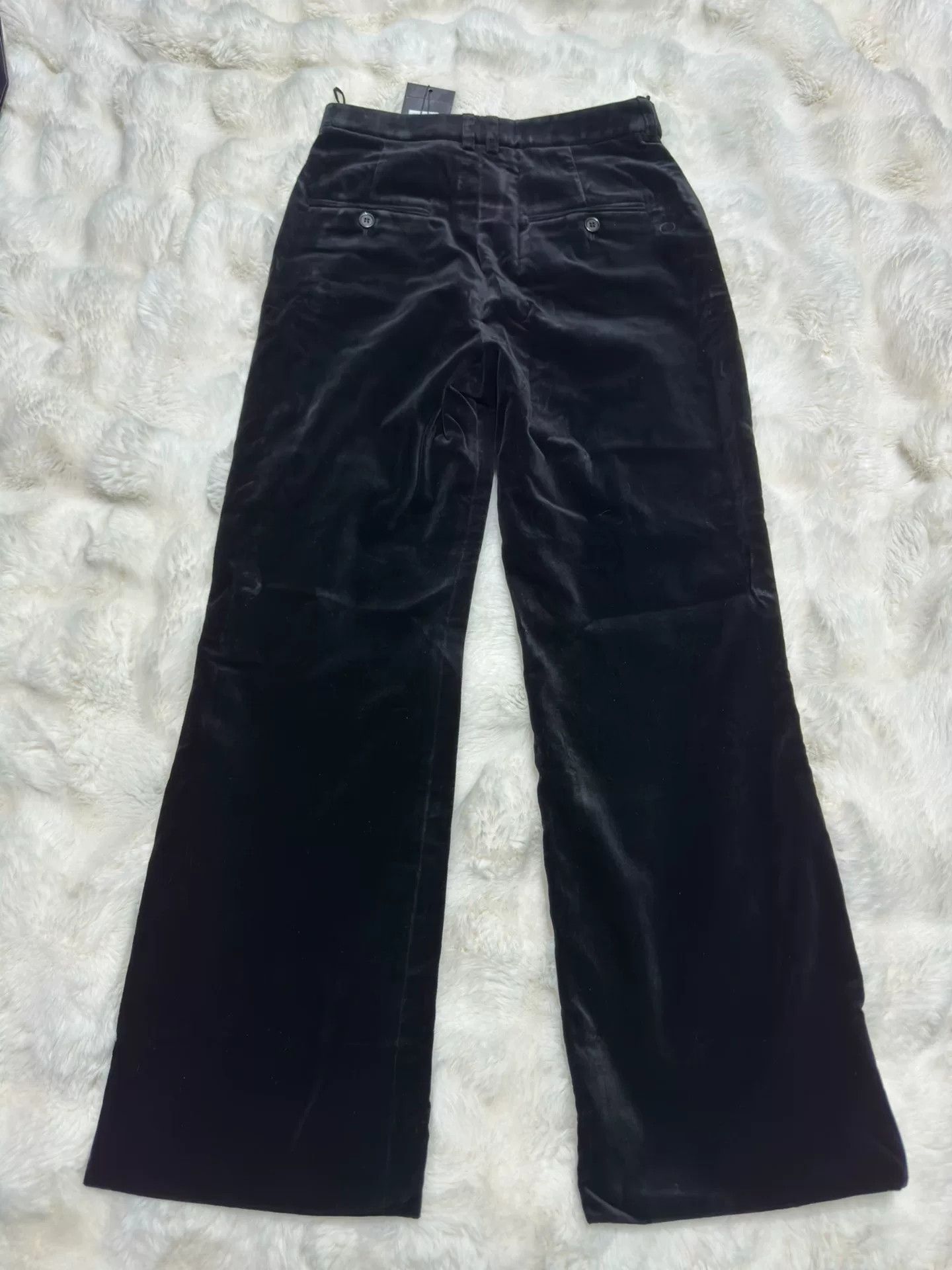 Saint Laurent Paris Saint Laurent Women's Velvet Trousers Size 36" / US 14 / IT 50 - 2 Thumbnail