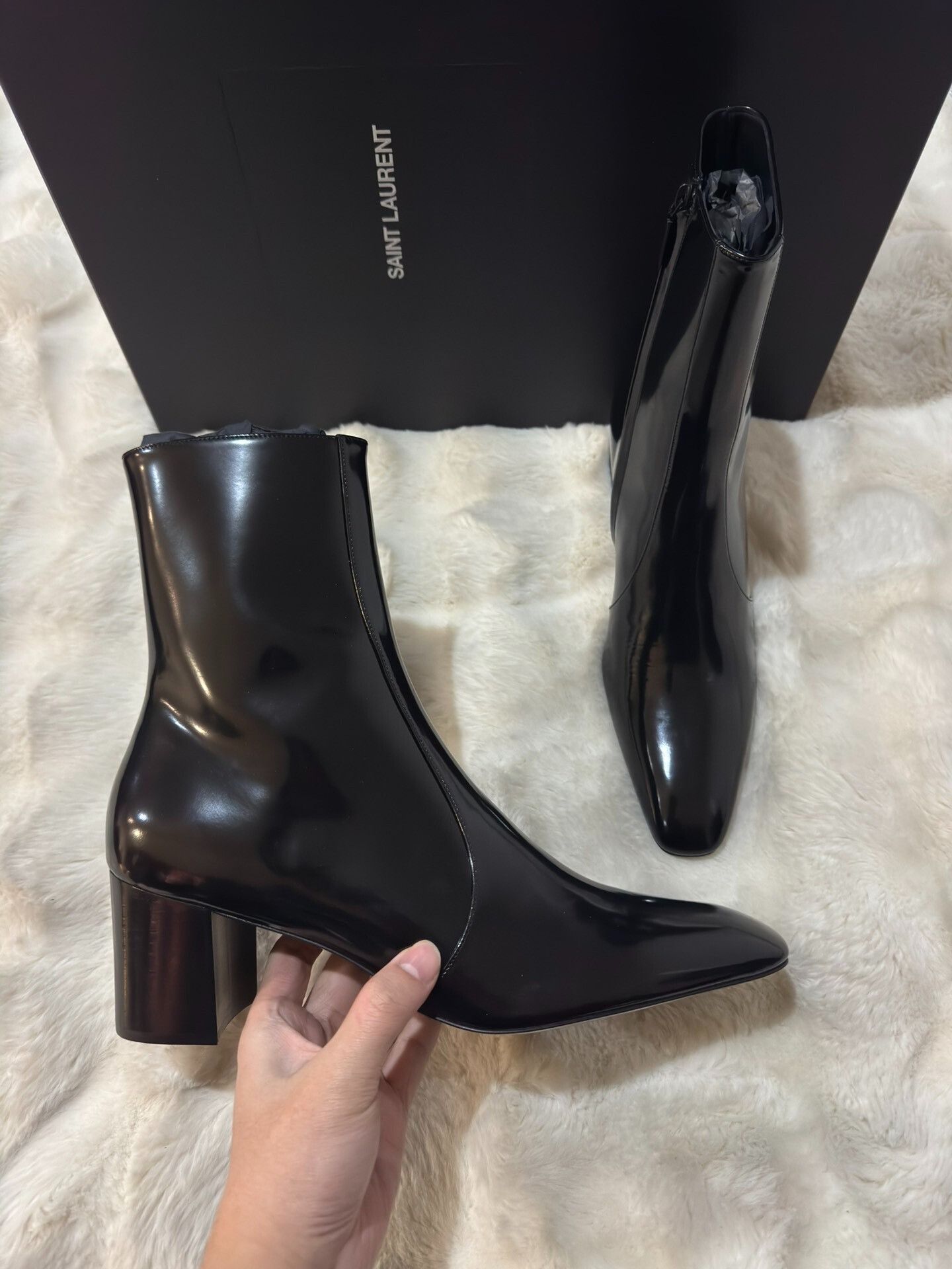 Saint Laurent Paris Saint Laurent Men's XIV 2023 Runway Boots Size US 10 / EU 43 - 3 Thumbnail