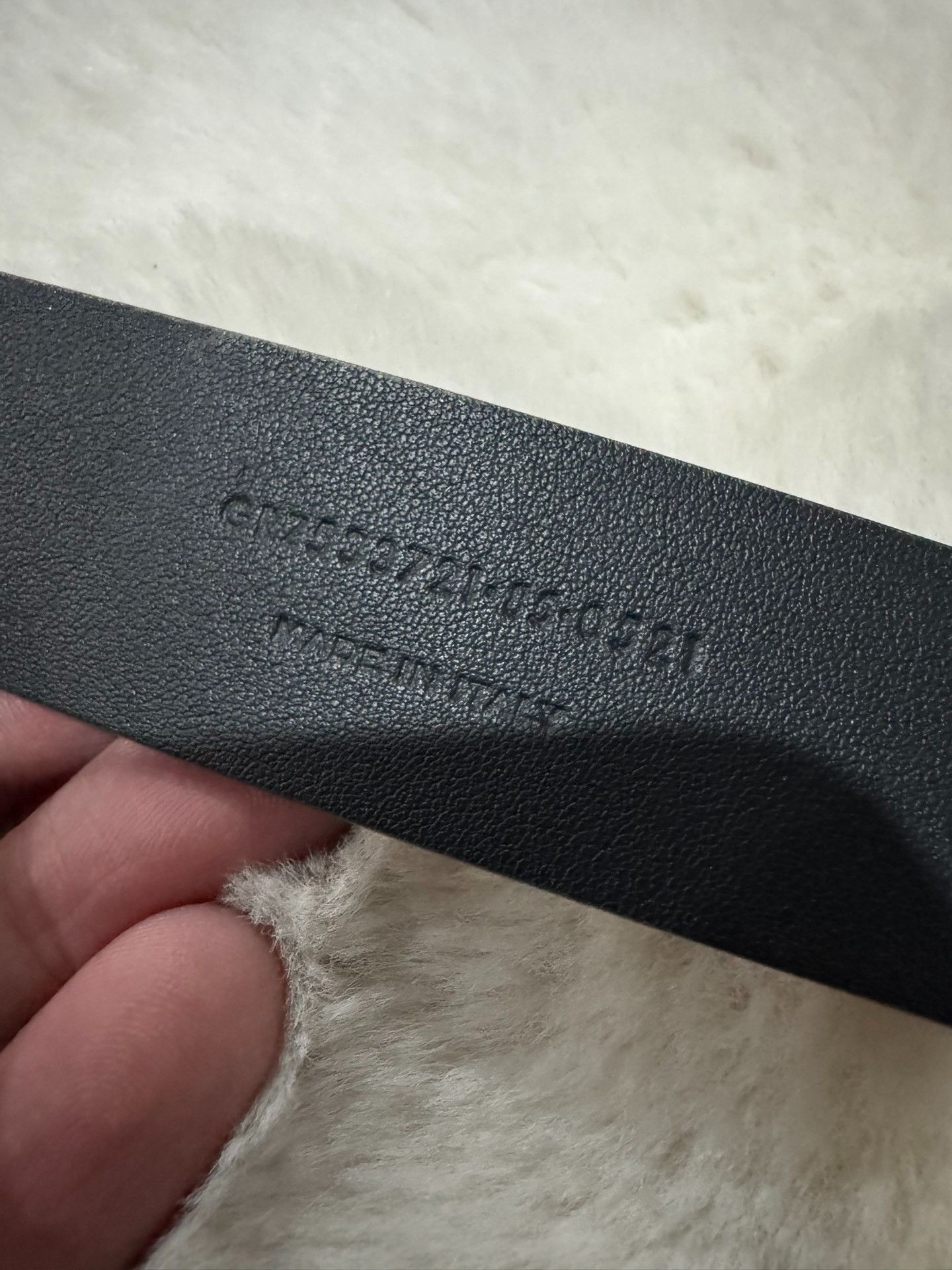 Saint Laurent Paris Saint Laurent Gold Buckle Carved Logo Belt Size ONE SIZE - 6 Thumbnail