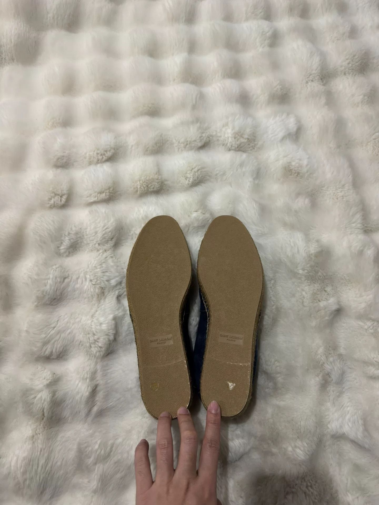 Saint Laurent Paris Saint Laurent SLP Gold Logo Espadrilles Size US 11 / EU 44 - 5 Thumbnail