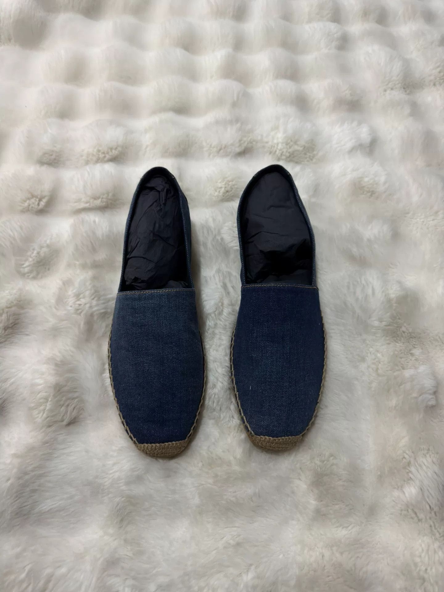 Saint Laurent Paris Saint Laurent SLP Gold Logo Espadrilles Size US 11 / EU 44 - 3 Thumbnail