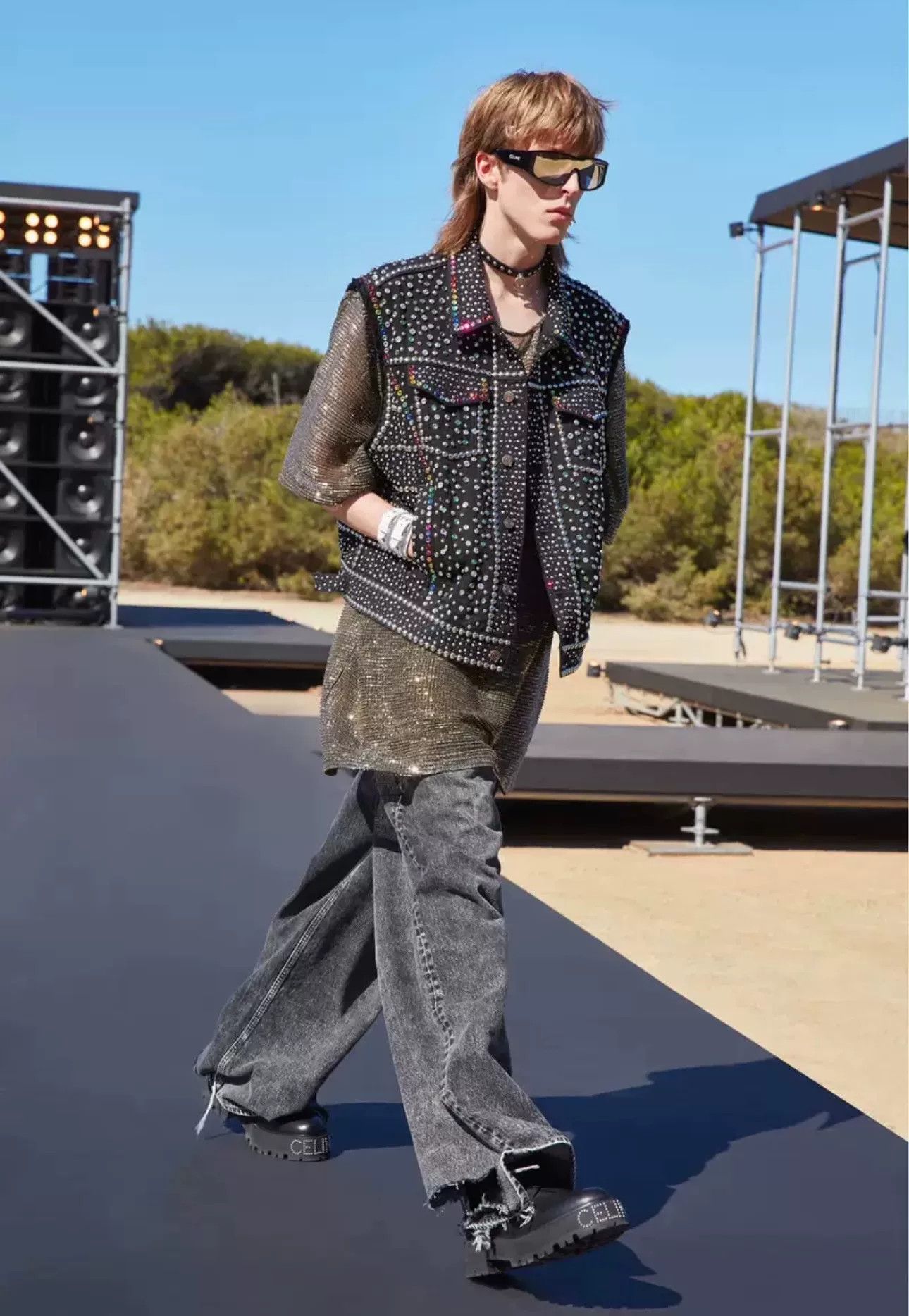 Celine Celine 22ss Rivet Logo Martin Boots Size US 6 / EU 39 - 3 Thumbnail