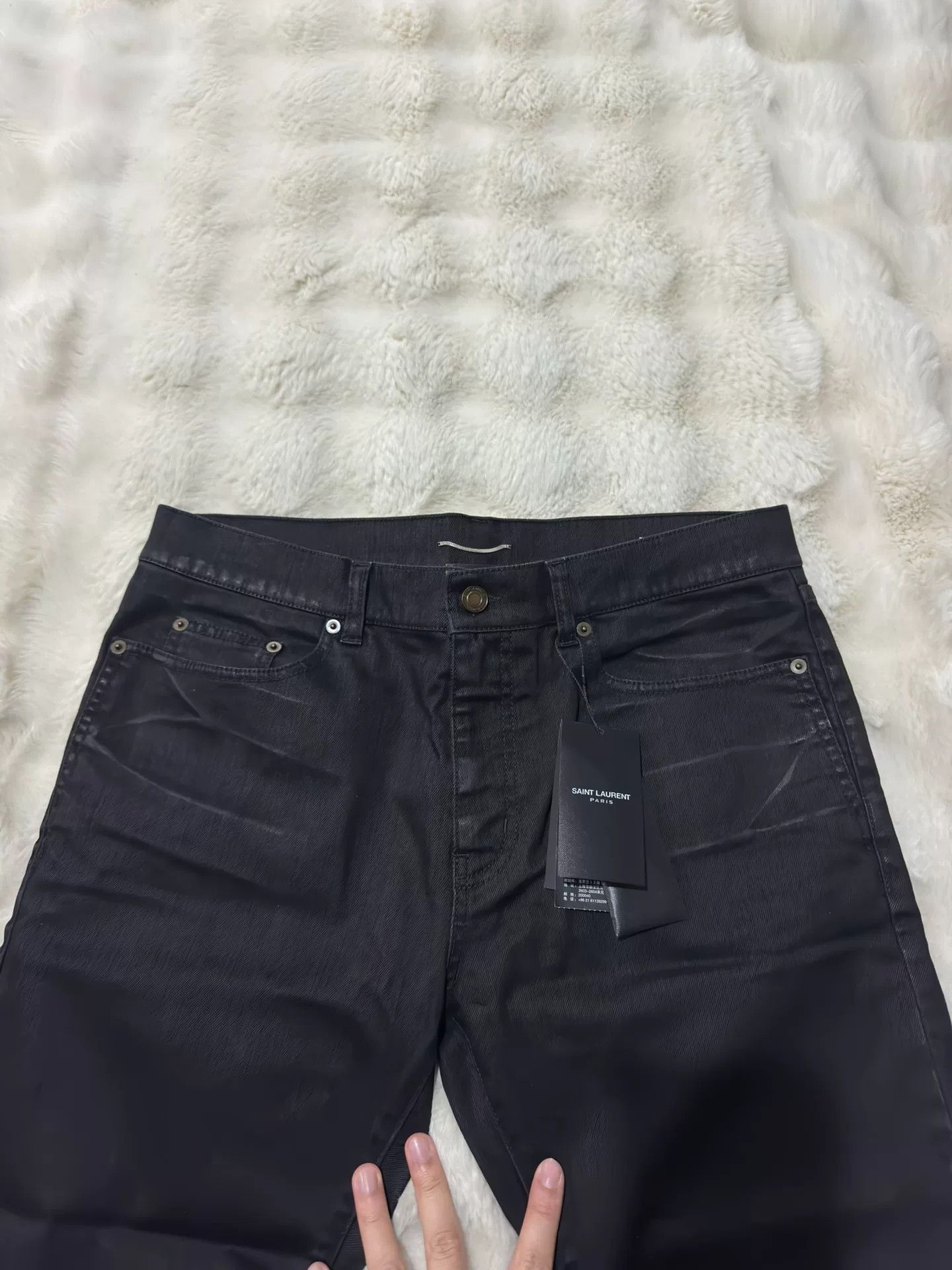 Saint Laurent Paris Saint Laurent SLP 23 Show Jeans D10 Size US 33 - 3 Thumbnail