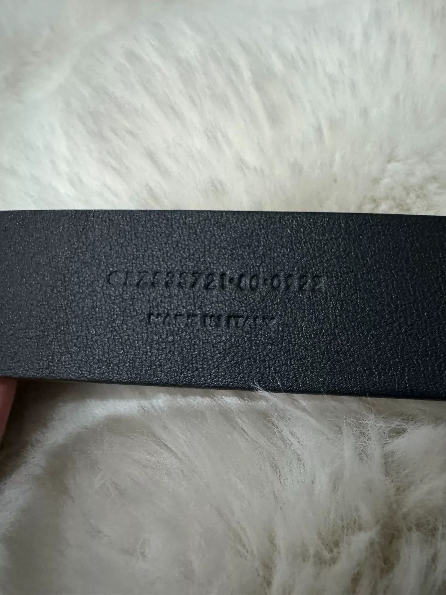 Saint Laurent Paris Saint Laurent SLP Gold Engraved Logo Belt Size ONE SIZE - 6 Thumbnail