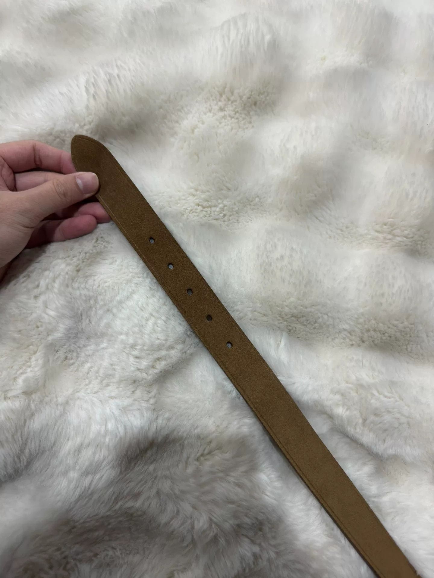 Saint Laurent Paris Saint Laurent SLP Gold Engraved Logo Belt Size ONE SIZE - 7 Thumbnail