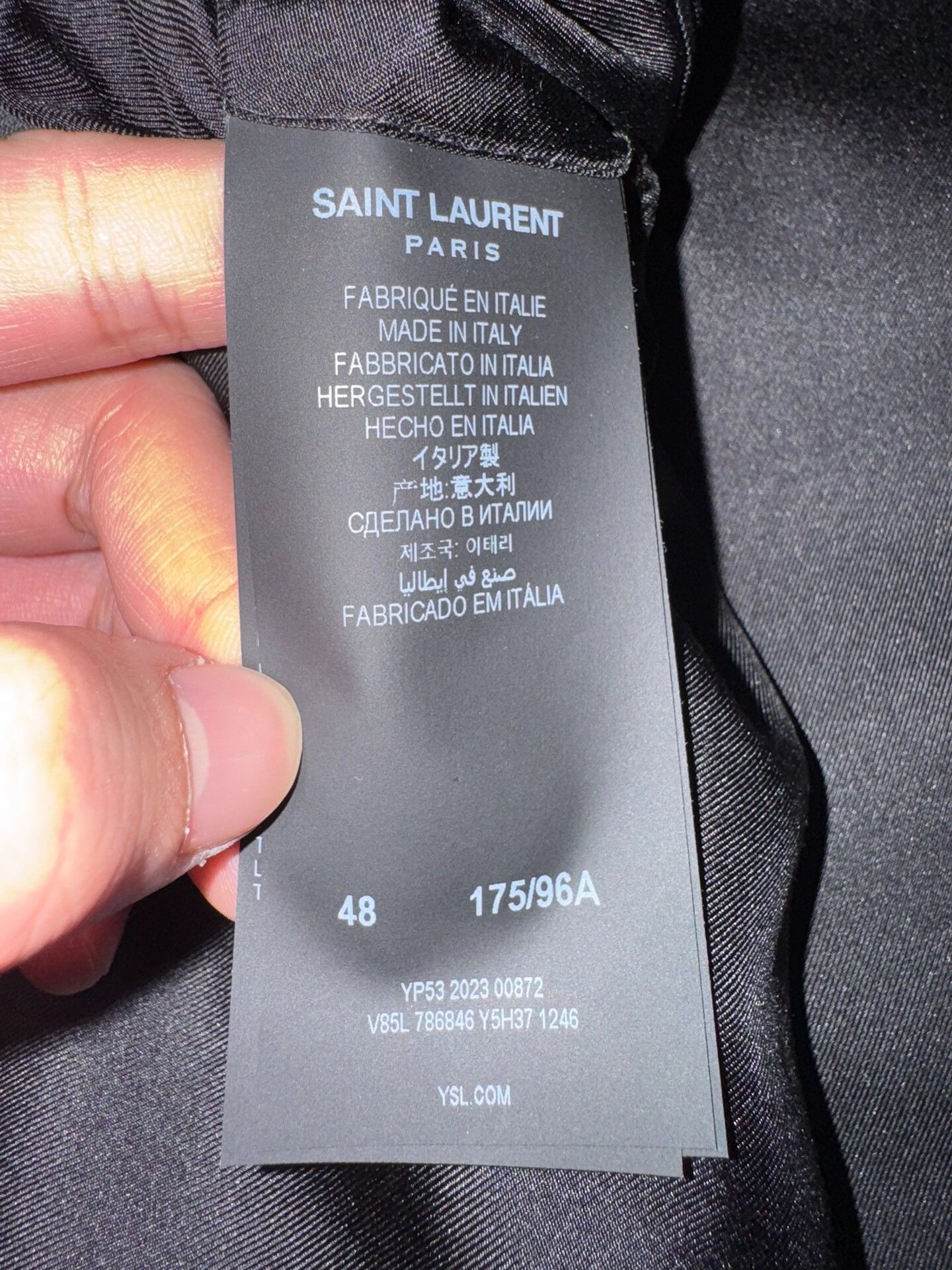 Saint Laurent Paris Saint Laurent 24 Flannel Double-Breasted Blazer Size US M / EU 48-50 / 2 - 5 Thumbnail