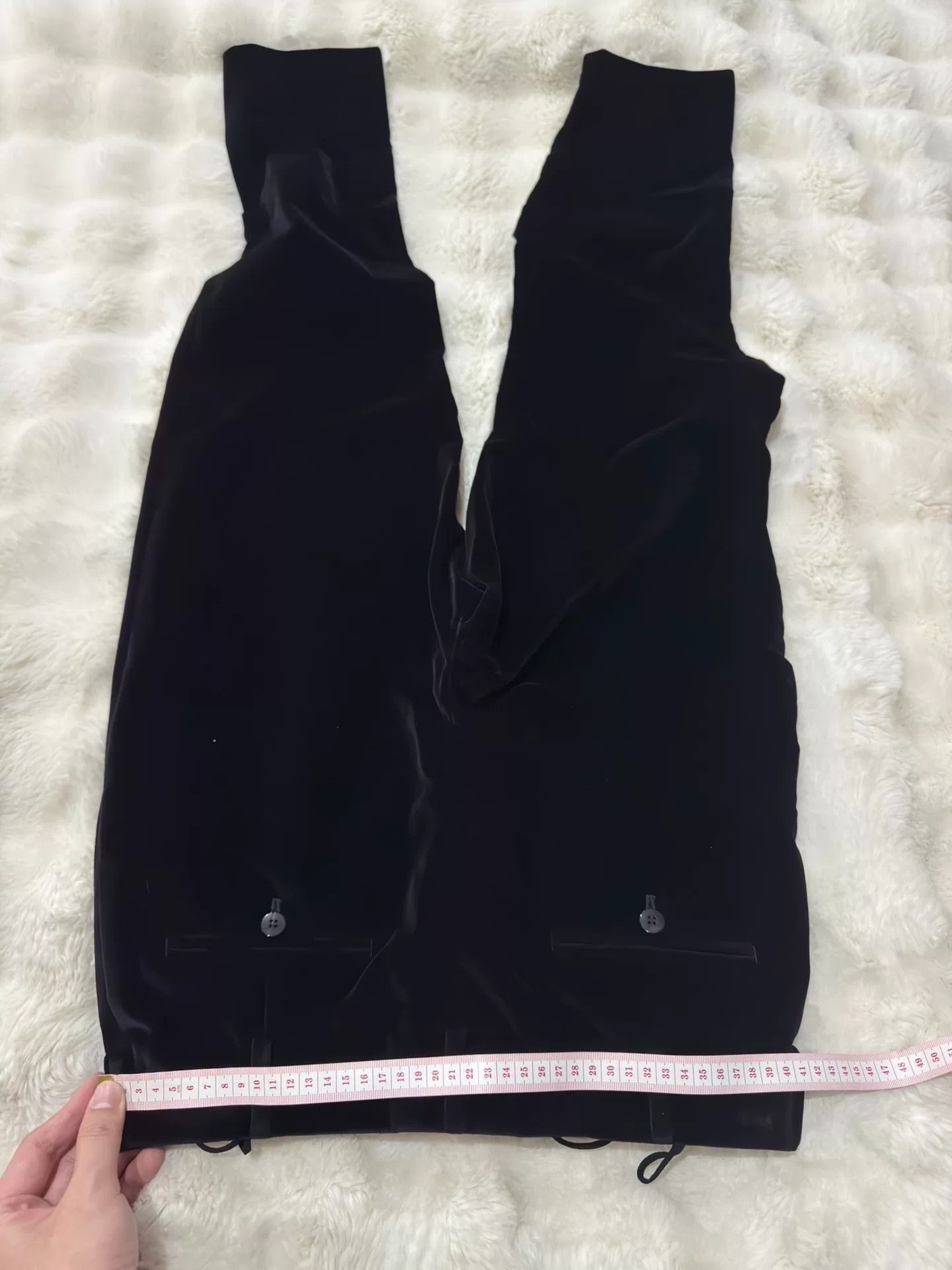 Saint Laurent Paris Saint Laurent Men's Slim Velvet Trousers Size US 30 / EU 46 - 6 Thumbnail