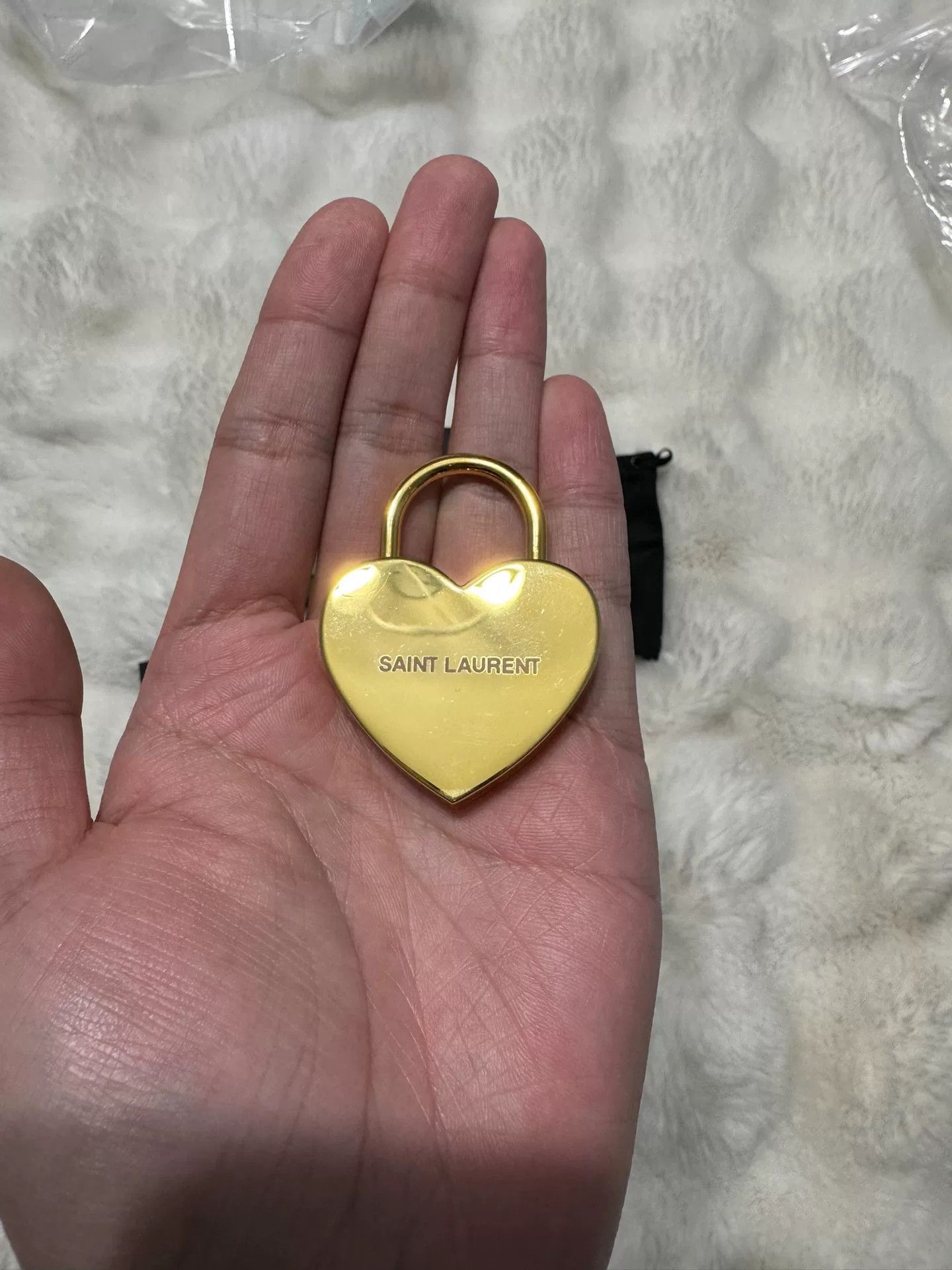 Saint Laurent Paris Saint Laurent YSL Gold Padlock Size ONE SIZE - 3 Thumbnail