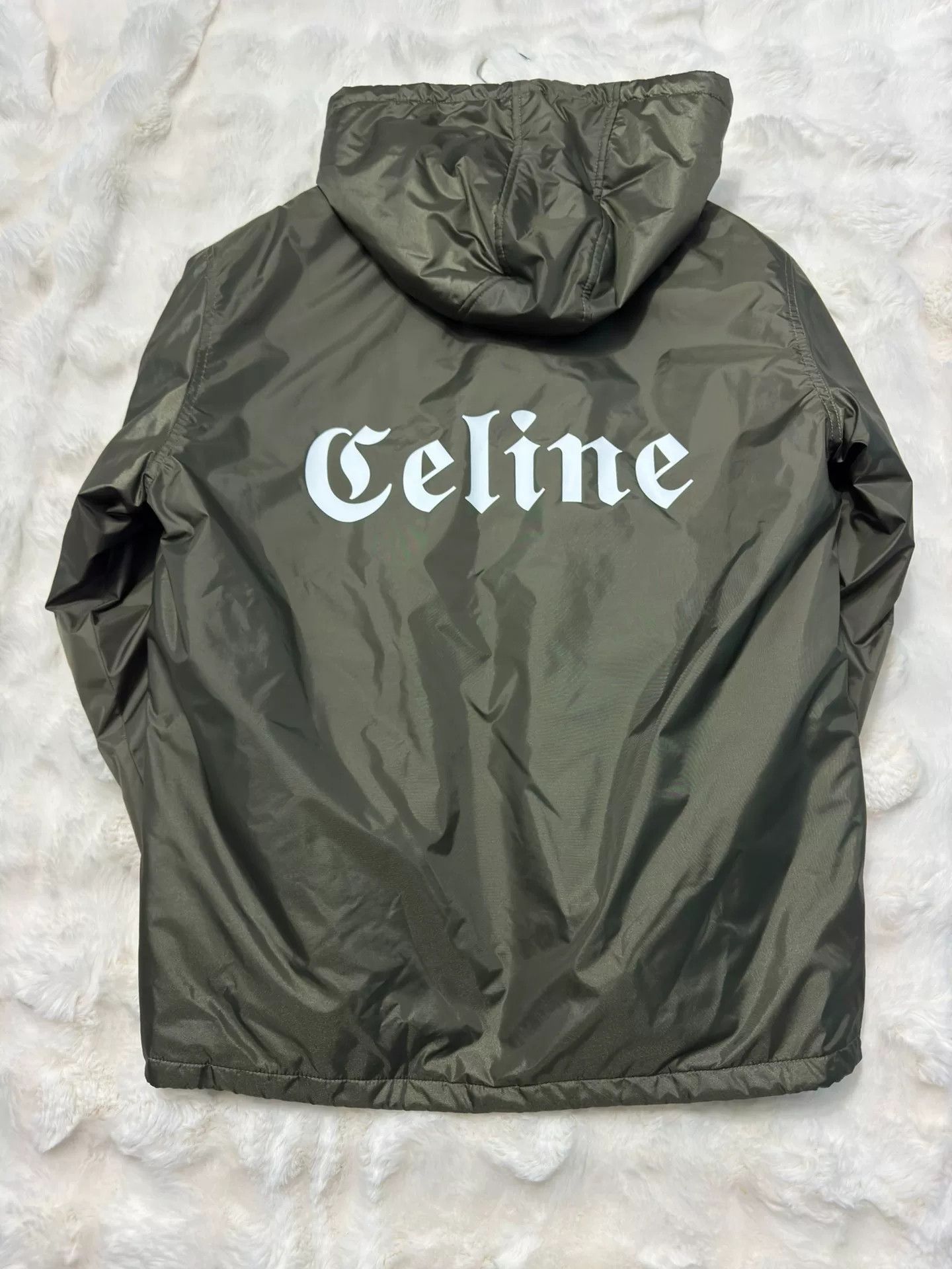 Celine Celine Gothic Logo Baseball Jacket Size US M / EU 48-50 / 2 - 4 Thumbnail