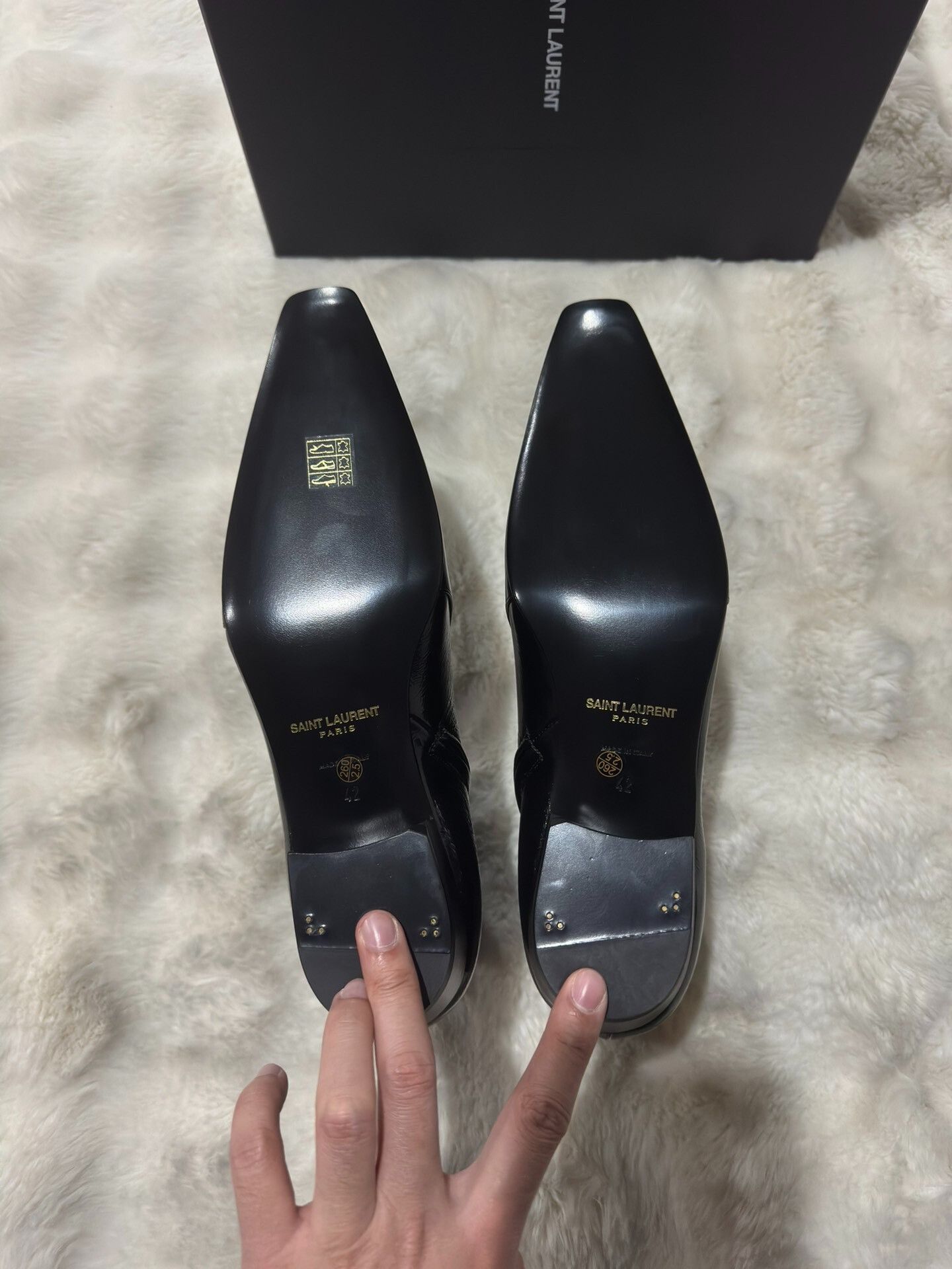 Saint Laurent Paris Saint Laurent RAINER Wrinkled Show Boots Size US 9 / EU 42 - 5 Thumbnail