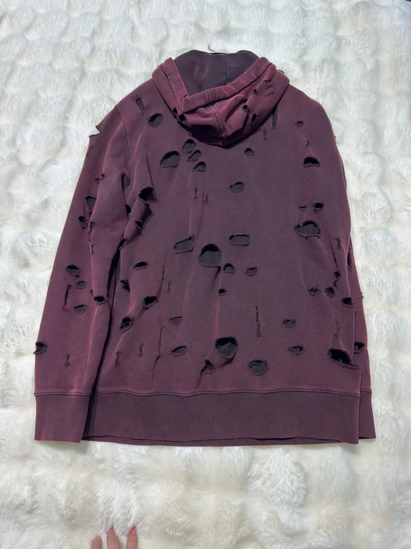 Givenchy Givenchy Distressed Logo New Hoodie Size US M / EU 48-50 / 2 - 6 Thumbnail