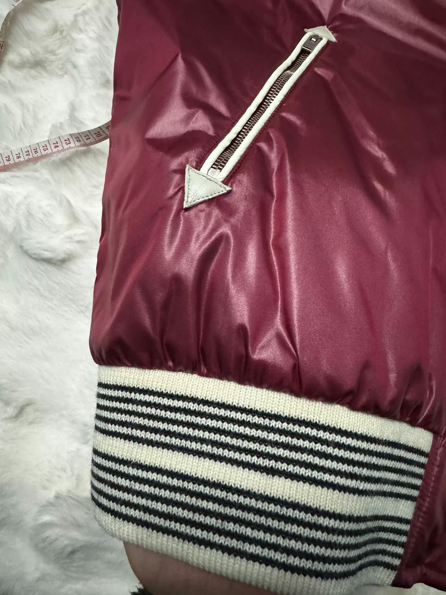 Saint Laurent Paris Saint Laurent YSL Red Baseball Jacket Size US M / EU 48-50 / 2 - 7 Thumbnail