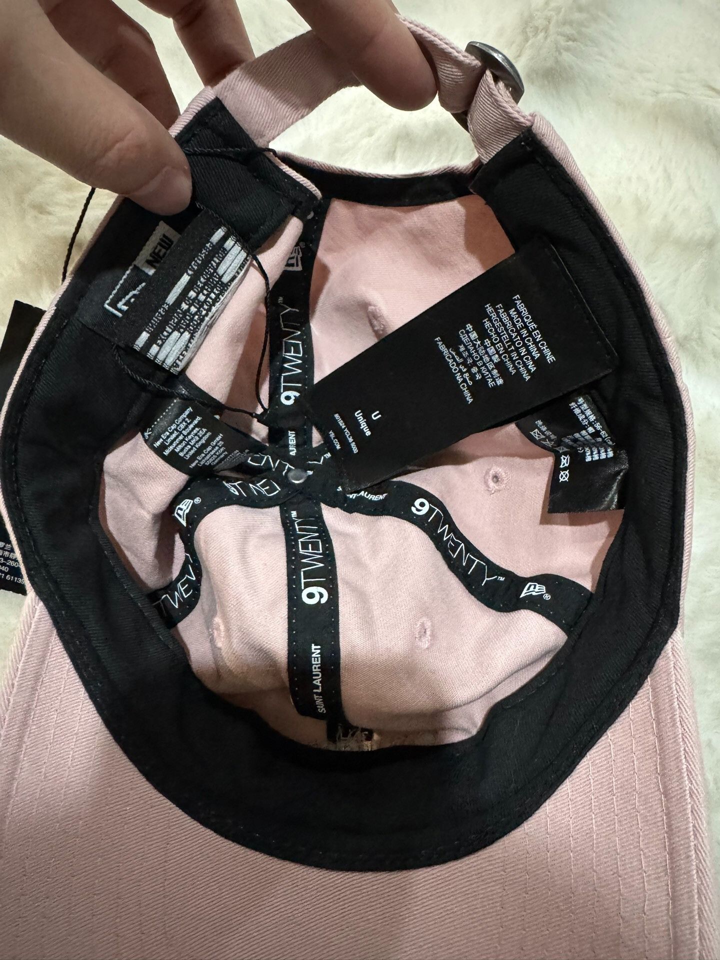 Saint Laurent Paris Saint Laurent YSL New Era Collaboration Cap Size ONE SIZE - 5 Thumbnail