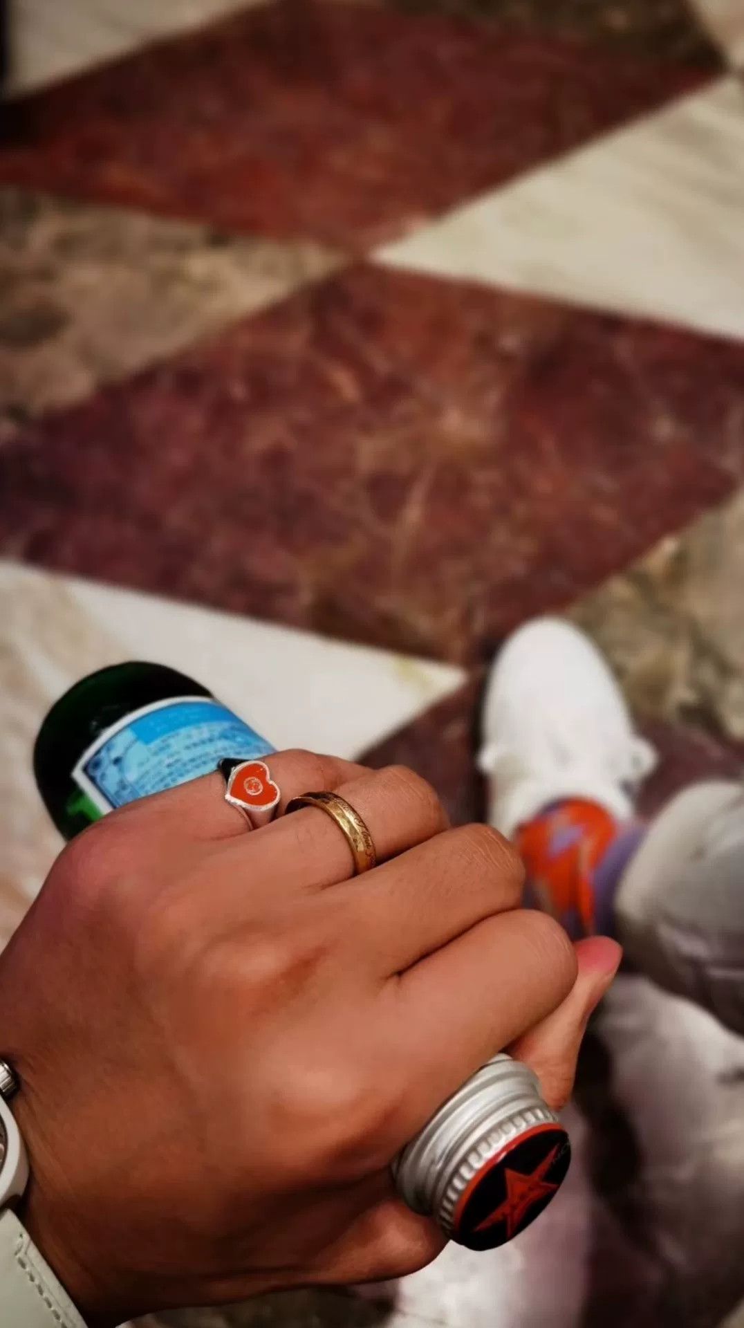 Gucci Gucci Red Heart Ring Size ONE SIZE - 4 Thumbnail