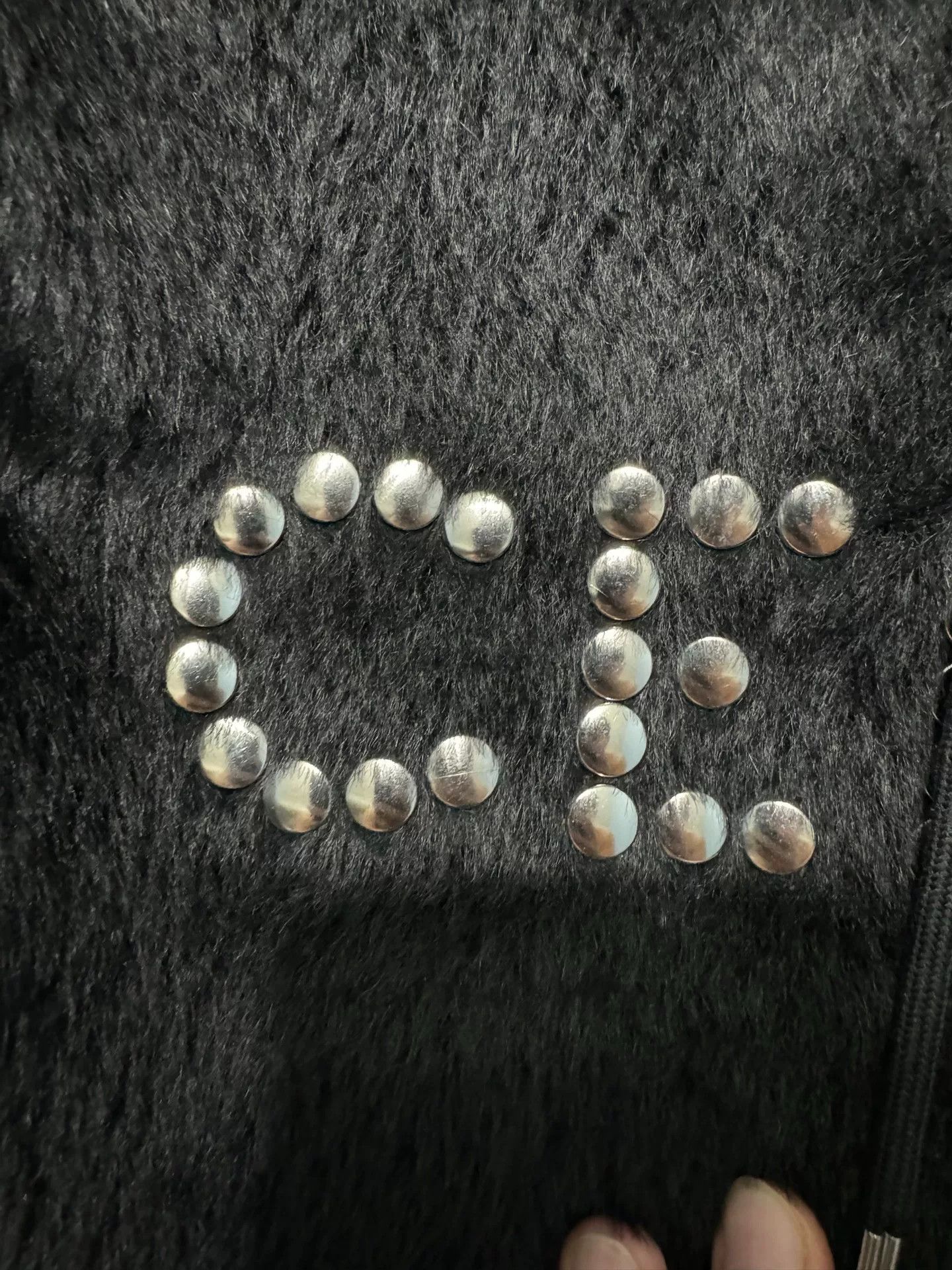 Celine Celine Logo Fleece Studded Sweatshirt XS Size XS / US 0-2 / IT 36-38 - 7 Thumbnail