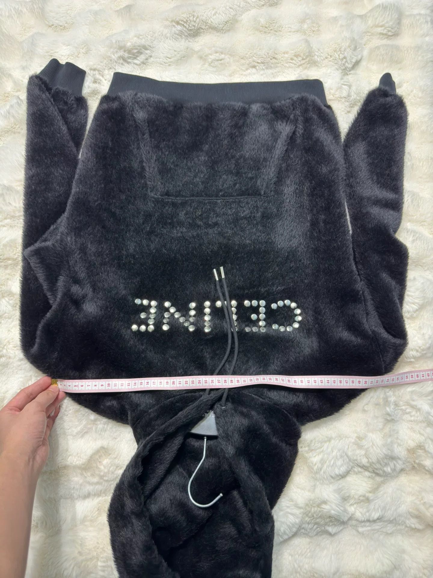 Celine Celine Logo Fleece Studded Sweatshirt XS Size XS / US 0-2 / IT 36-38 - 3 Thumbnail