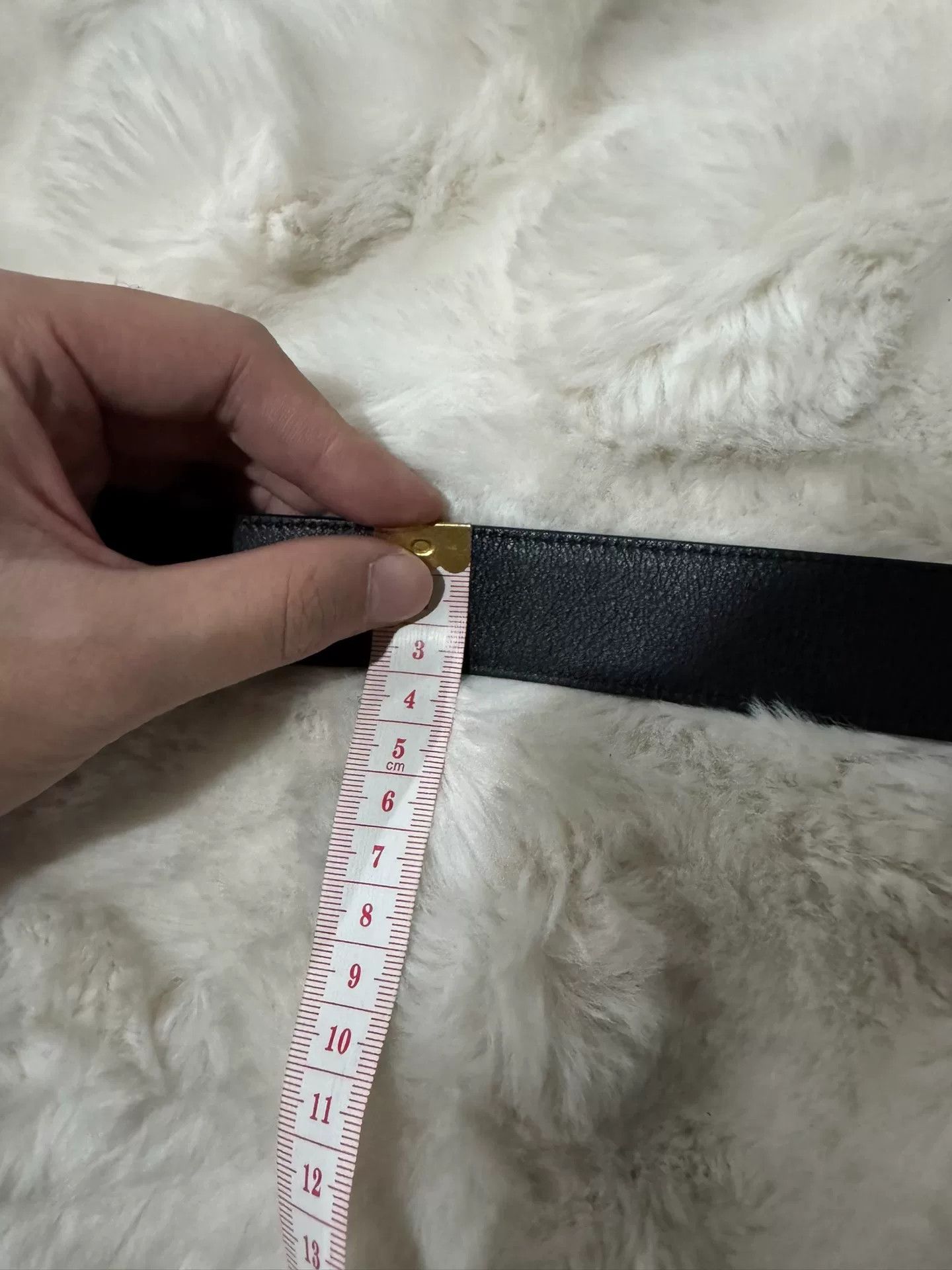 Saint Laurent Paris Saint Laurent YSL Suede Logo Belt Size ONE SIZE - 8 Thumbnail