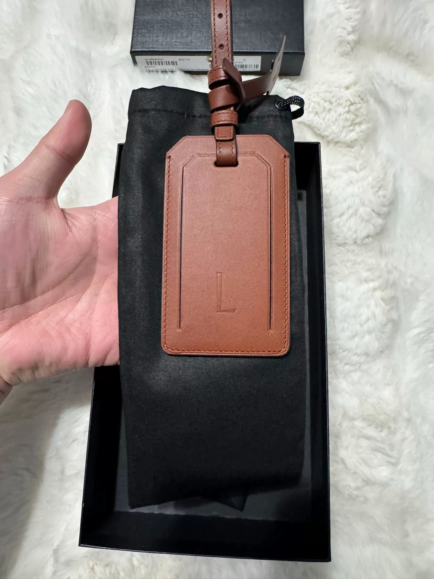 Yves Saint Laurent Saint Laurent Monogram Luggage Tag Size ONE SIZE - 5 Thumbnail