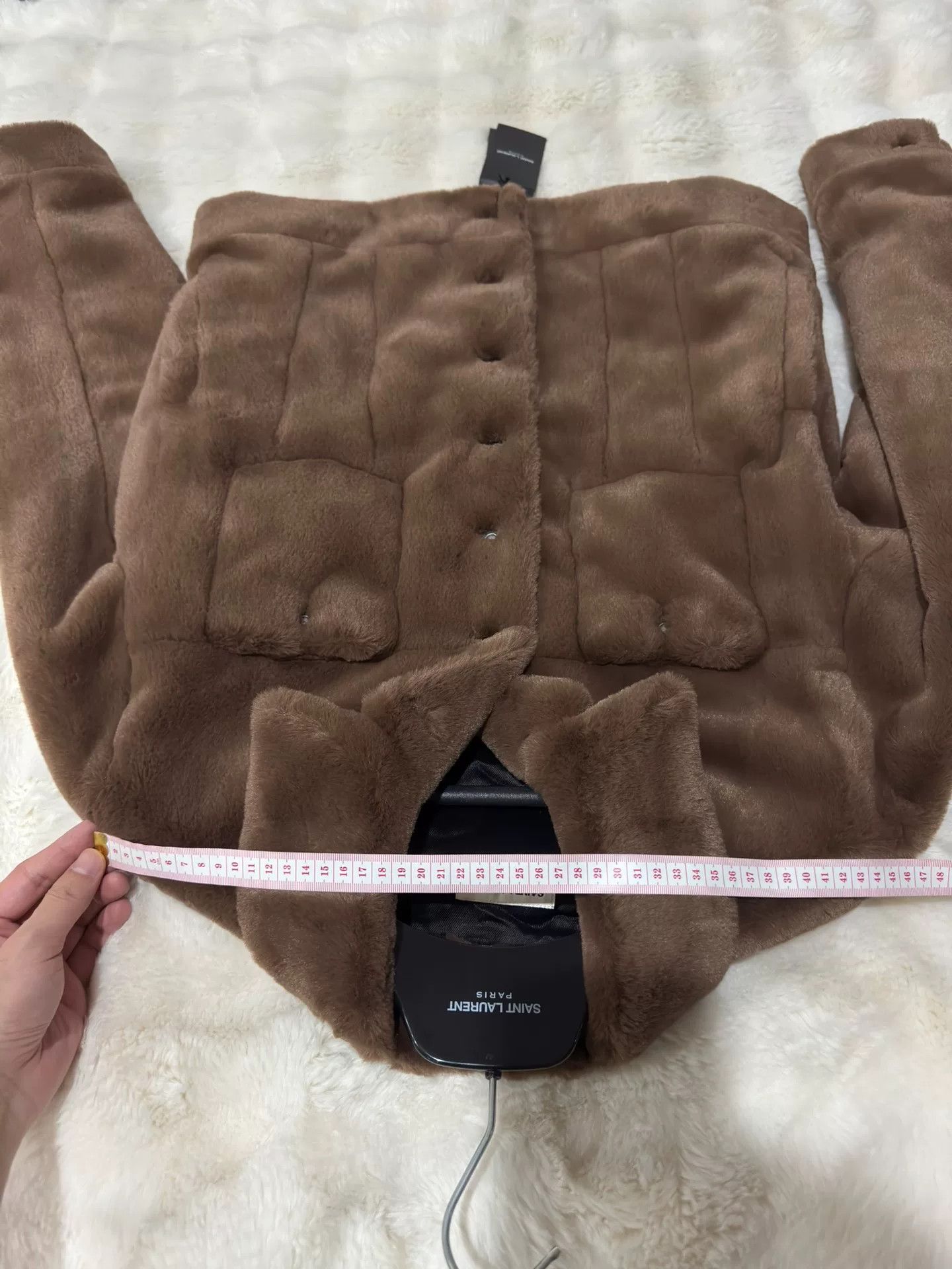 Yves Saint Laurent Saint Laurent Teddy Faux Fur Jacket Size US M / EU 48-50 / 2 - 8 Thumbnail