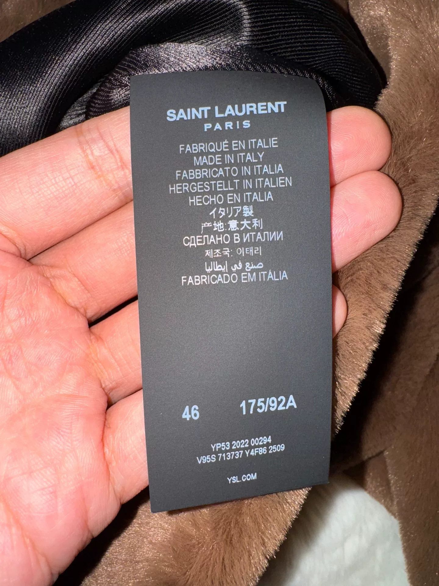 Yves Saint Laurent Saint Laurent Teddy Faux Fur Jacket Size US M / EU 48-50 / 2 - 6 Thumbnail