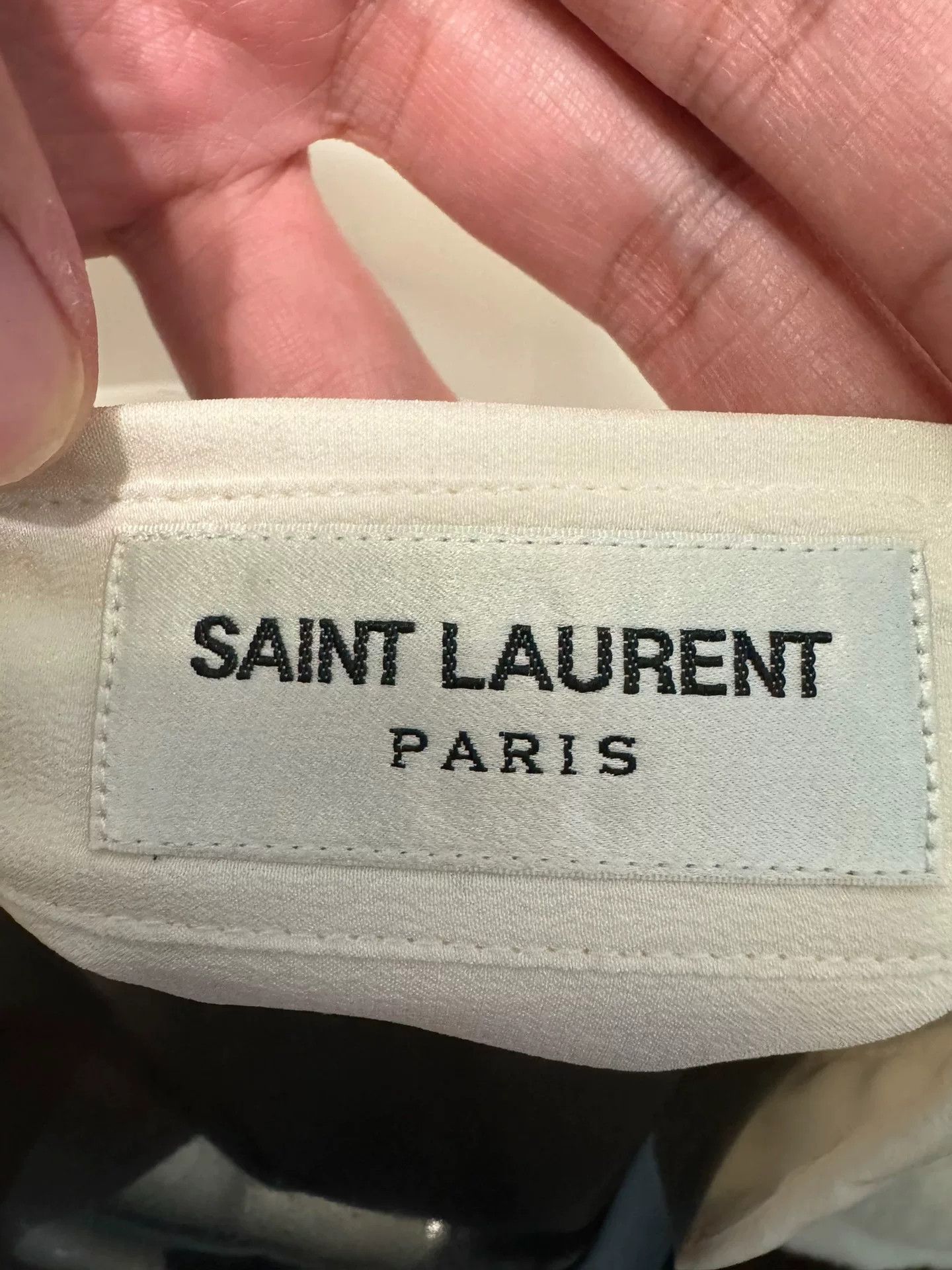 Saint Laurent Paris Saint Laurent Runway Silk Shirt Size XS / US 0-2 / IT 36-38 - 2 Thumbnail