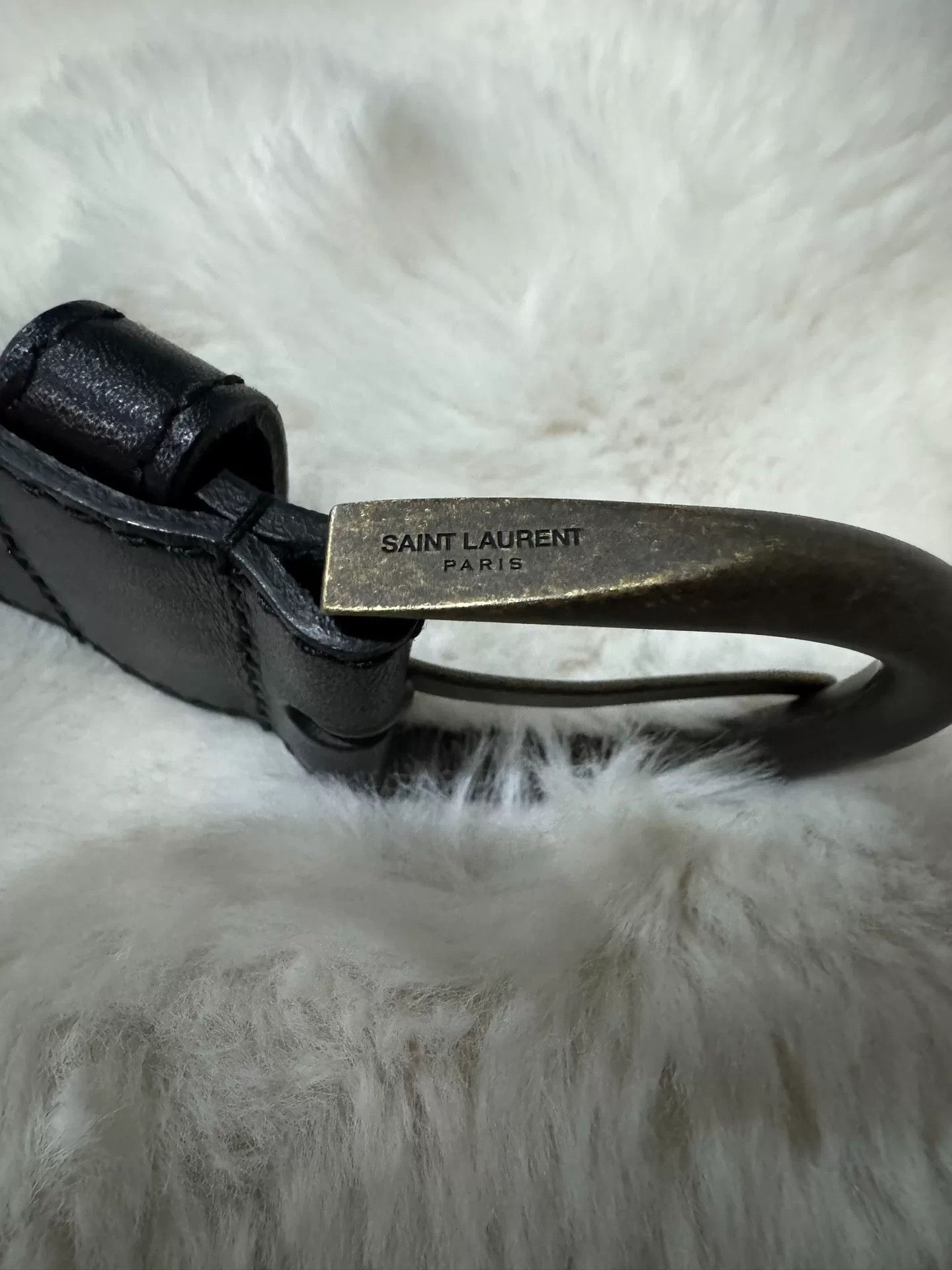 Saint Laurent Paris Saint Laurent SLP New Brown Belt Size ONE SIZE - 4 Thumbnail