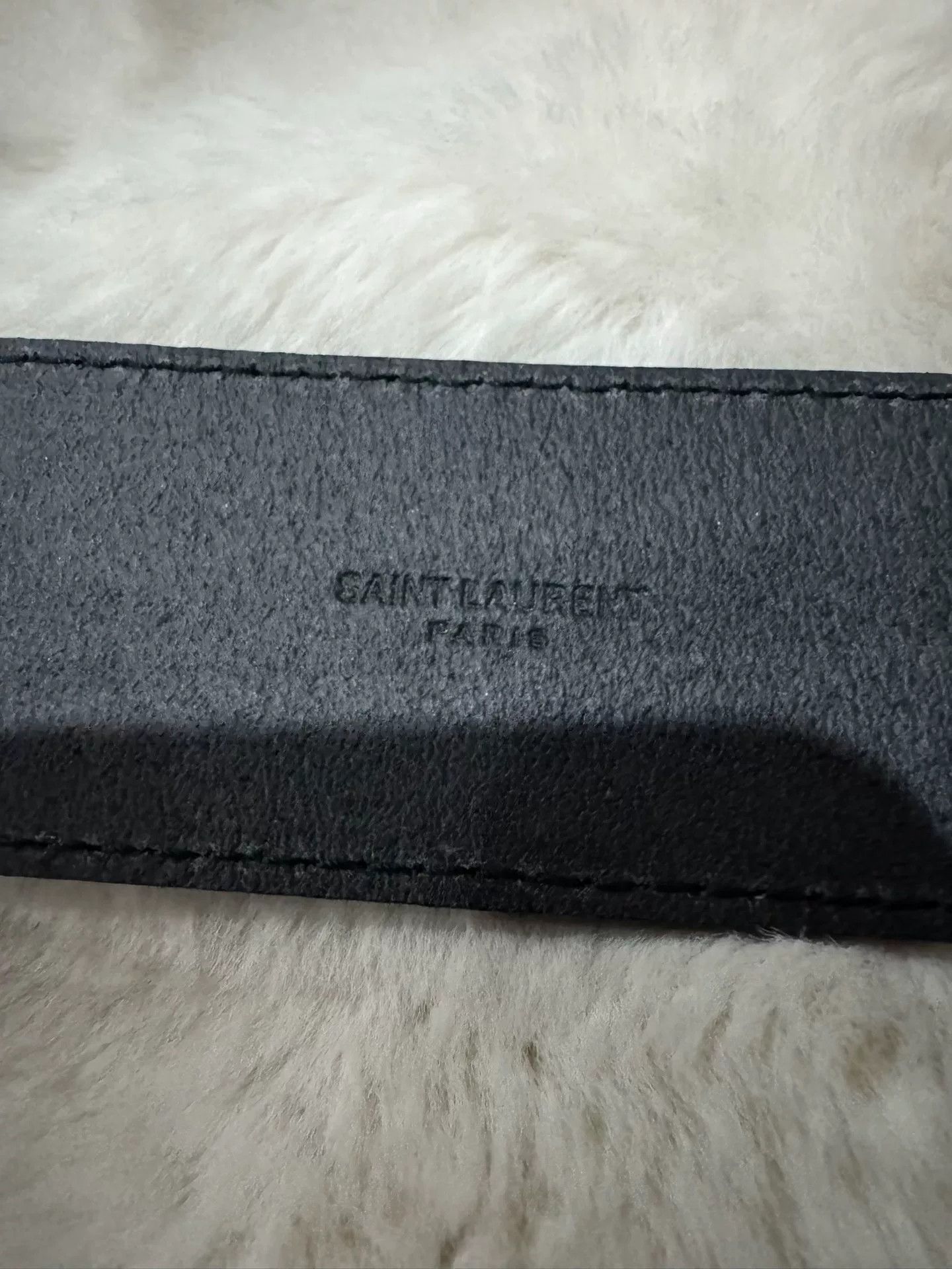 Saint Laurent Paris Saint Laurent SLP New Brown Belt Size ONE SIZE - 5 Thumbnail